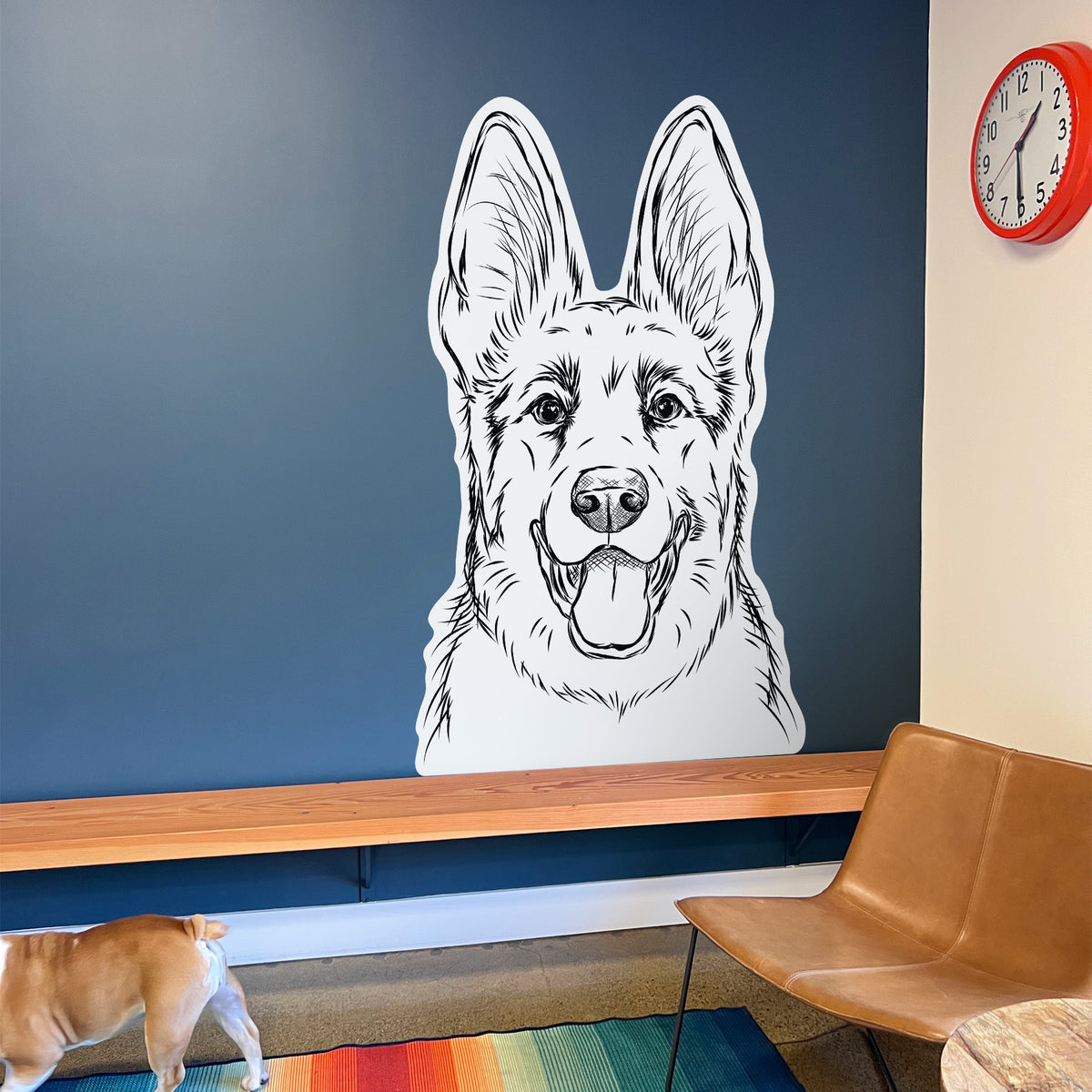 Brutus the German Shepherd - Wall Decal