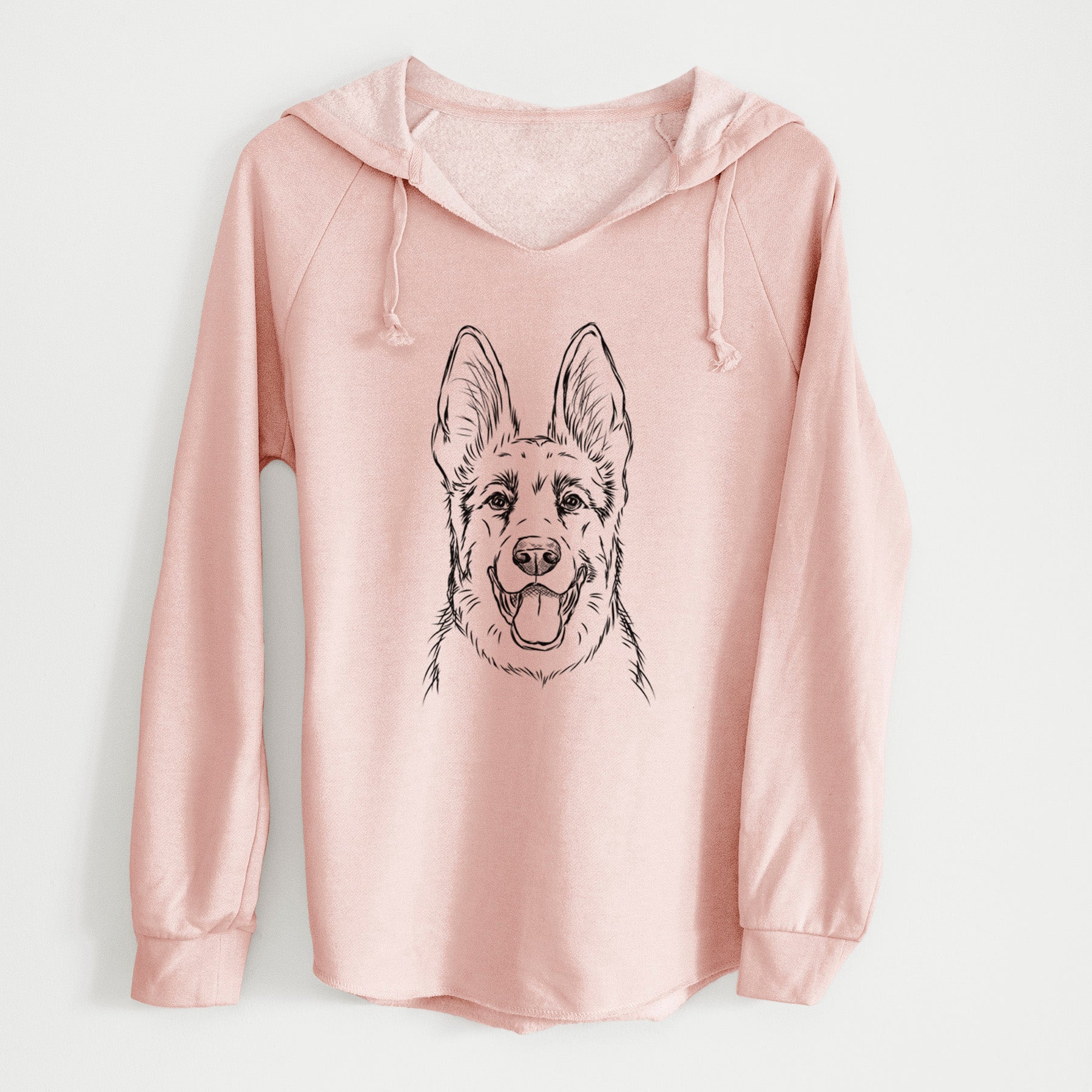 Bare Brutus the German Shepherd - Cali Wave Hooded Sweatshirt