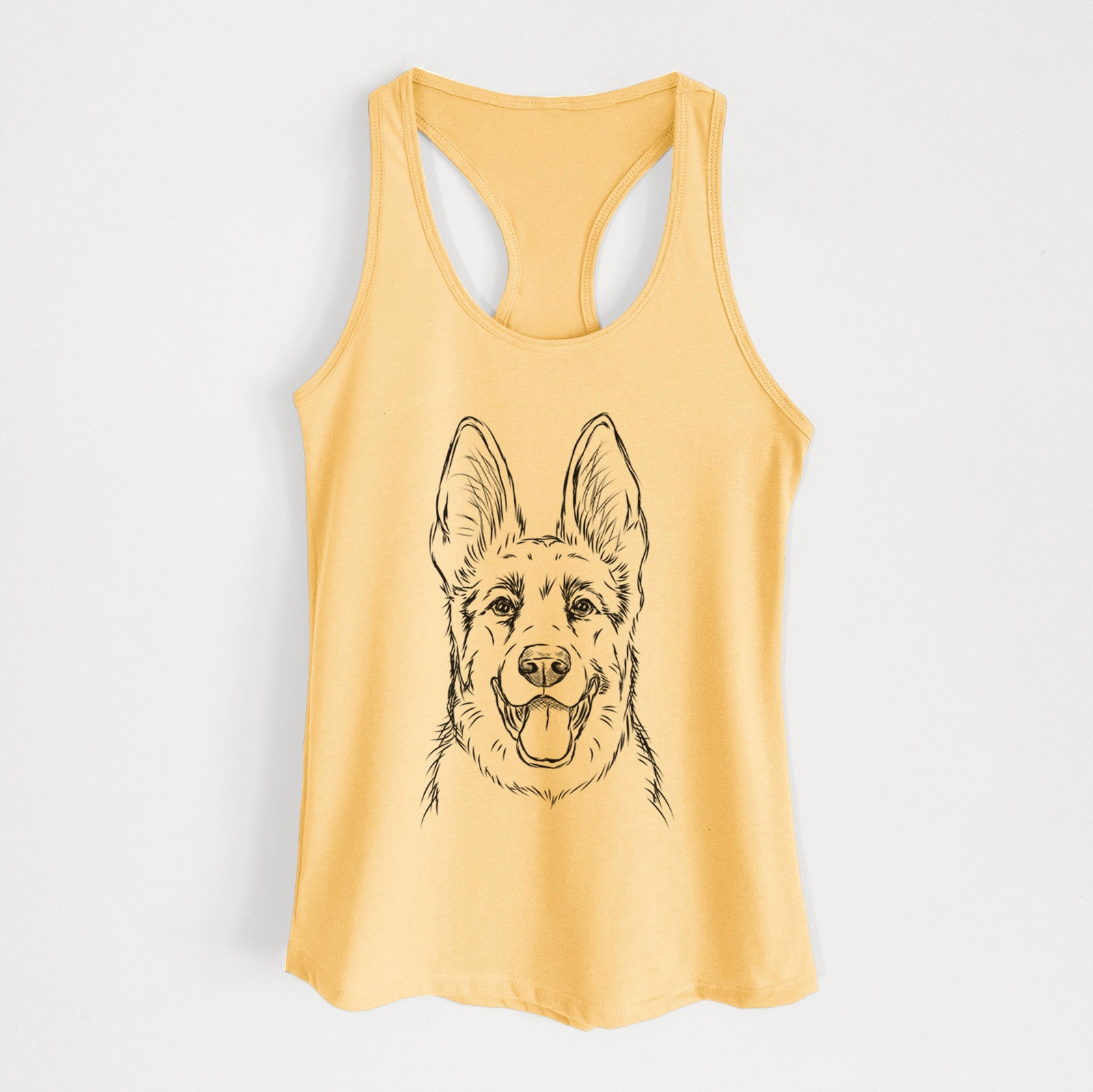 Brutus the German Shepherd - Women's Racerback Tanktop