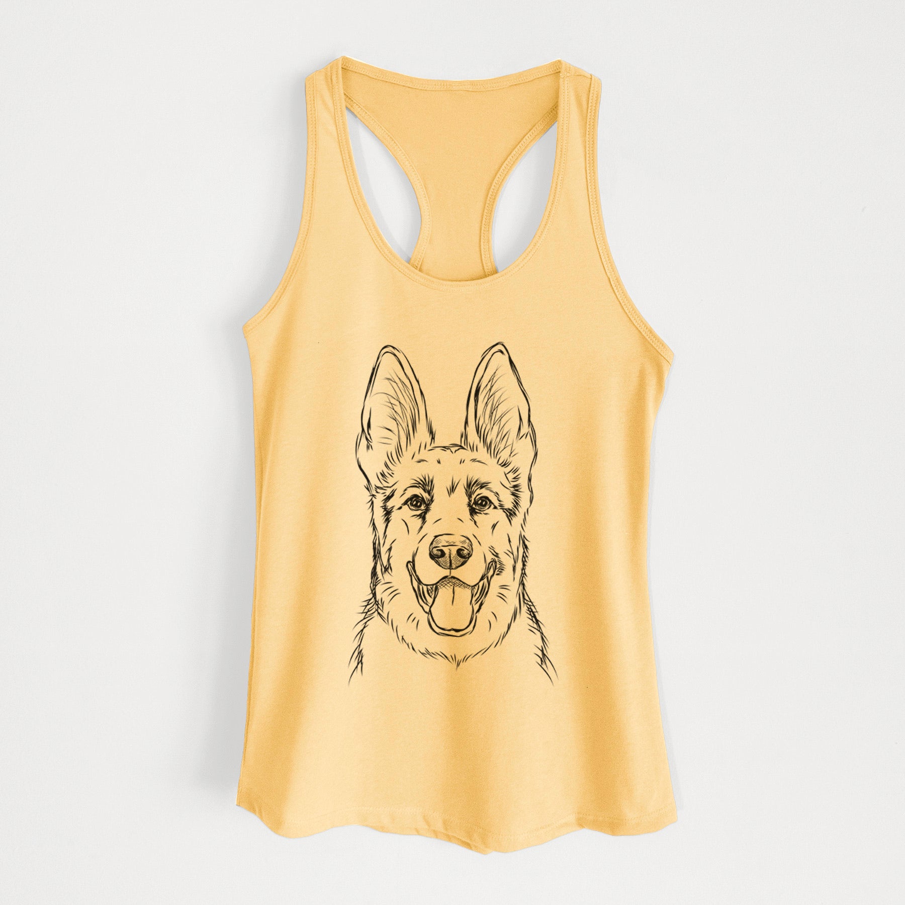 Brutus the German Shepherd - Women's Racerback Tanktop