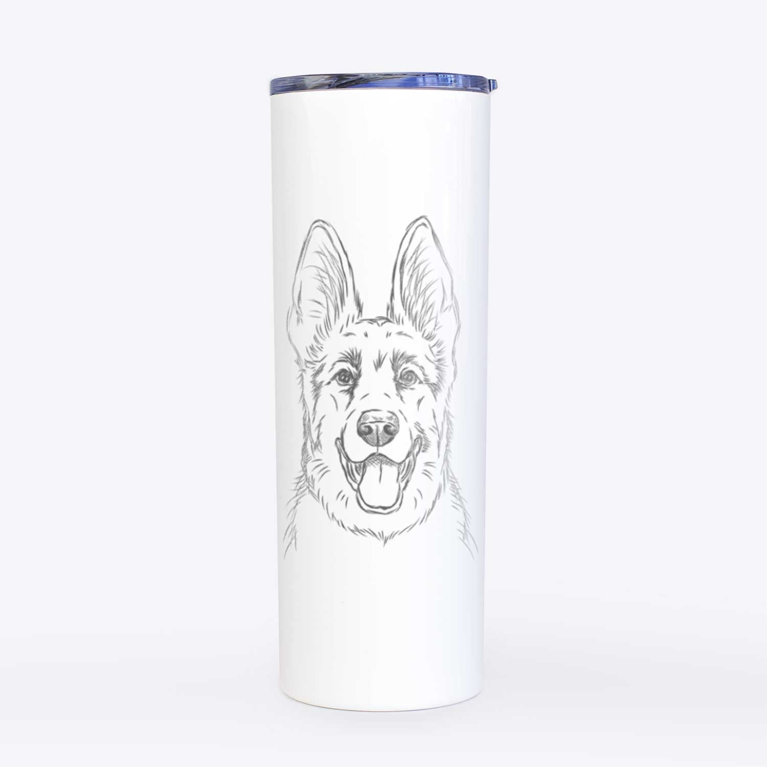 Brutus the German Shepherd - 20oz Skinny Tumbler