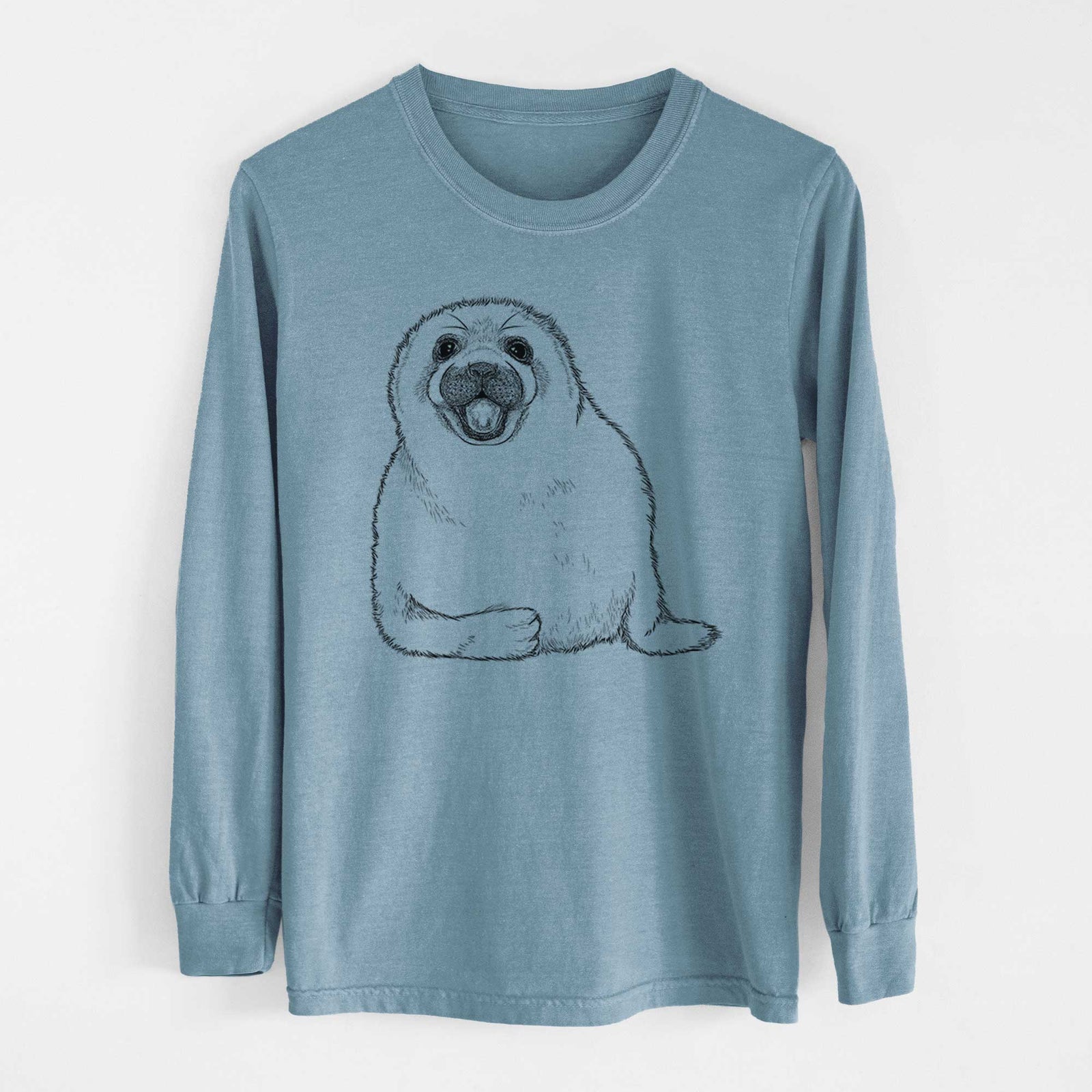 Bare Bub the Harp Seal - Heavyweight 100% Cotton Long Sleeve
