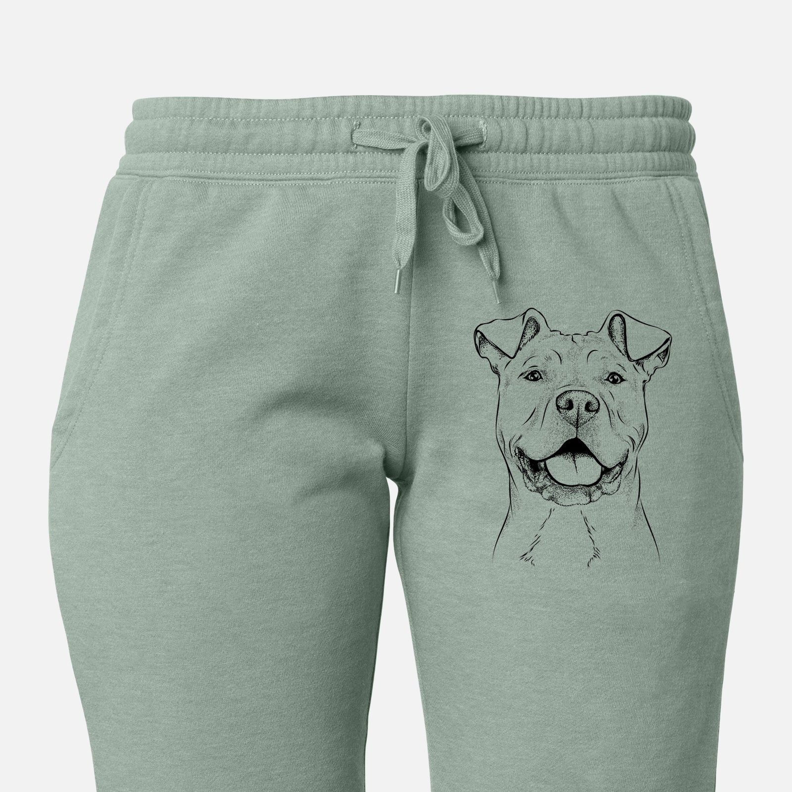 Bubba Scraps the American Staffordshire Mix - Women's Cali Wave Joggers