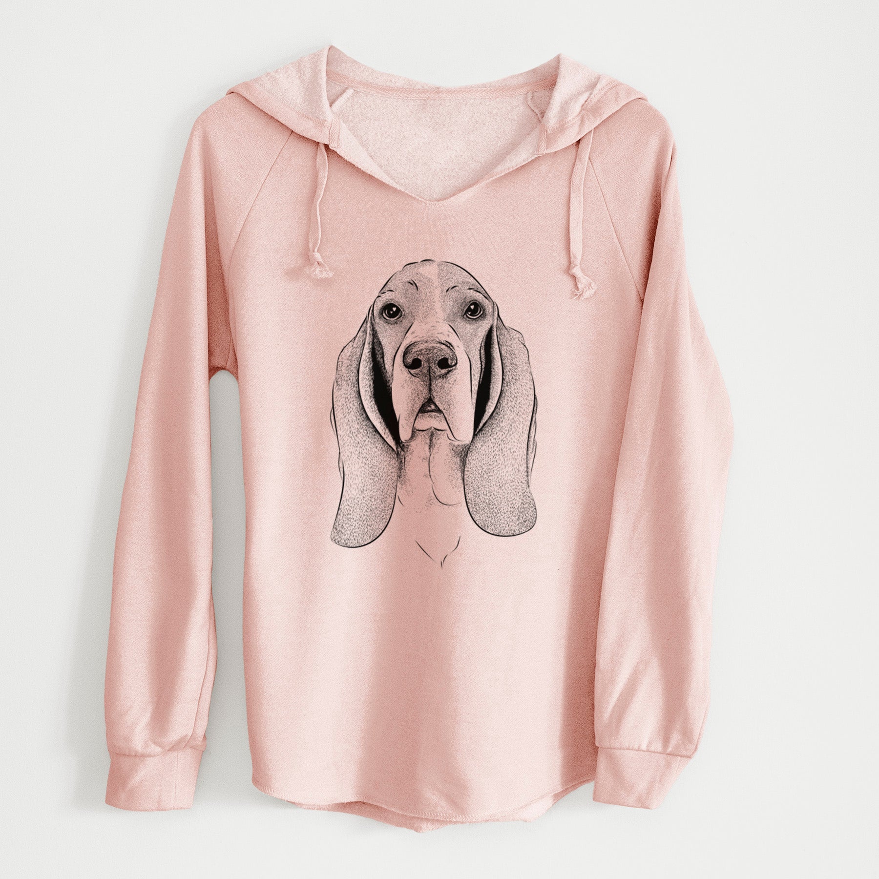 Bare Buckley the Basset Hound - Cali Wave Hooded Sweatshirt