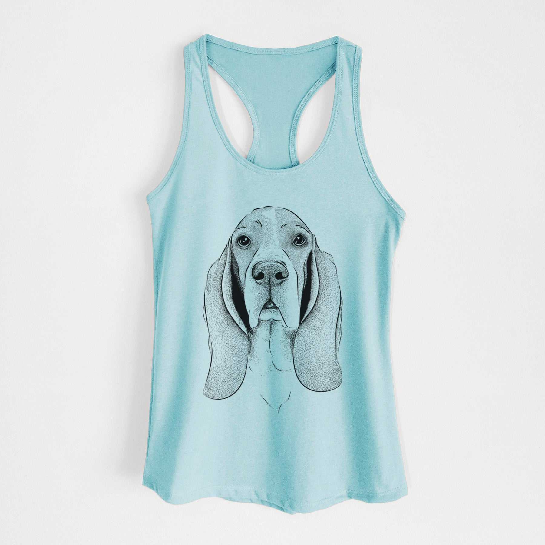 Buckley the Basset Hound - Women's Racerback Tanktop