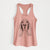 Buckley the Basset Hound - Women's Racerback Tanktop