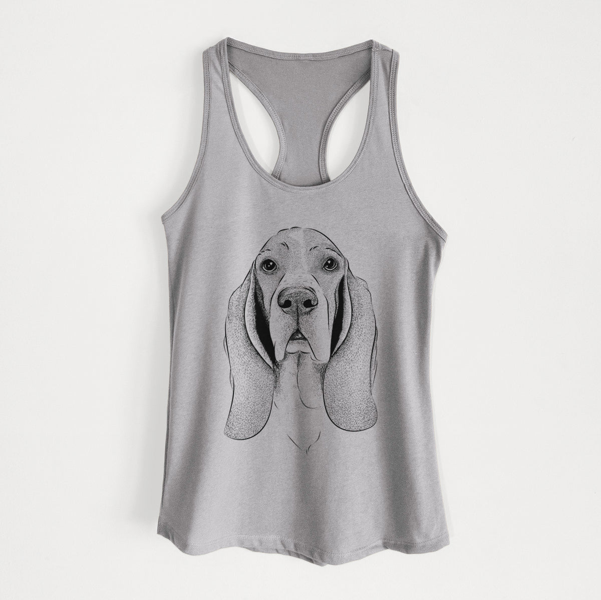 Buckley the Basset Hound - Women&#39;s Racerback Tanktop