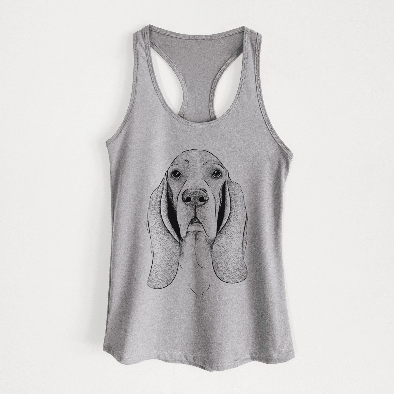 Buckley the Basset Hound - Women's Racerback Tanktop