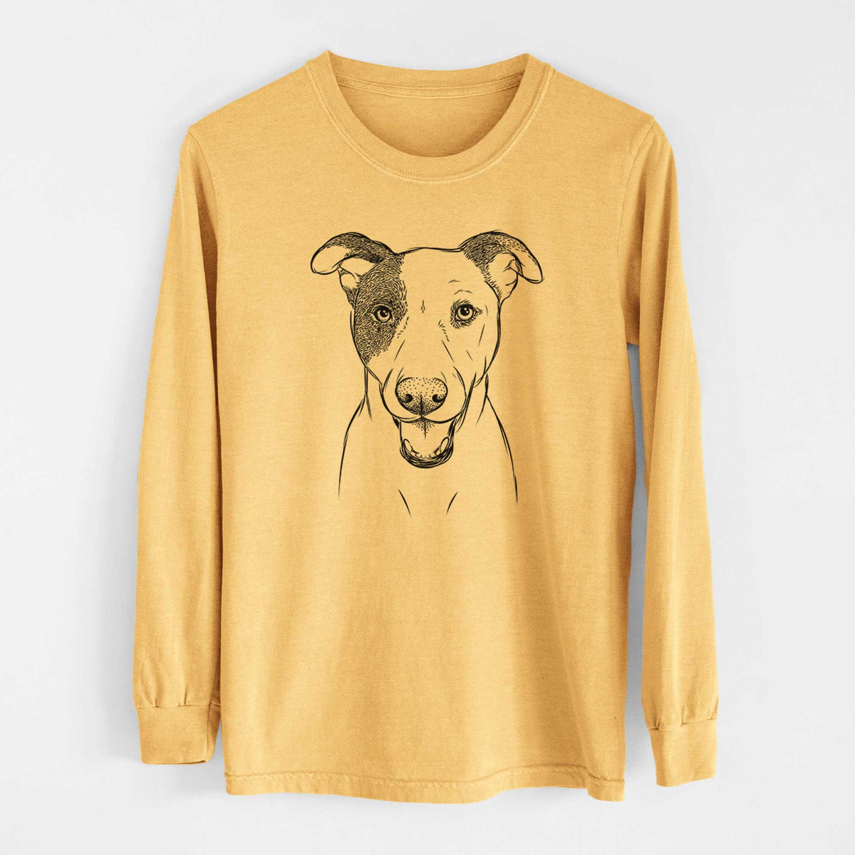 Bare Bucky the Mixed Breed - Heavyweight 100% Cotton Long Sleeve