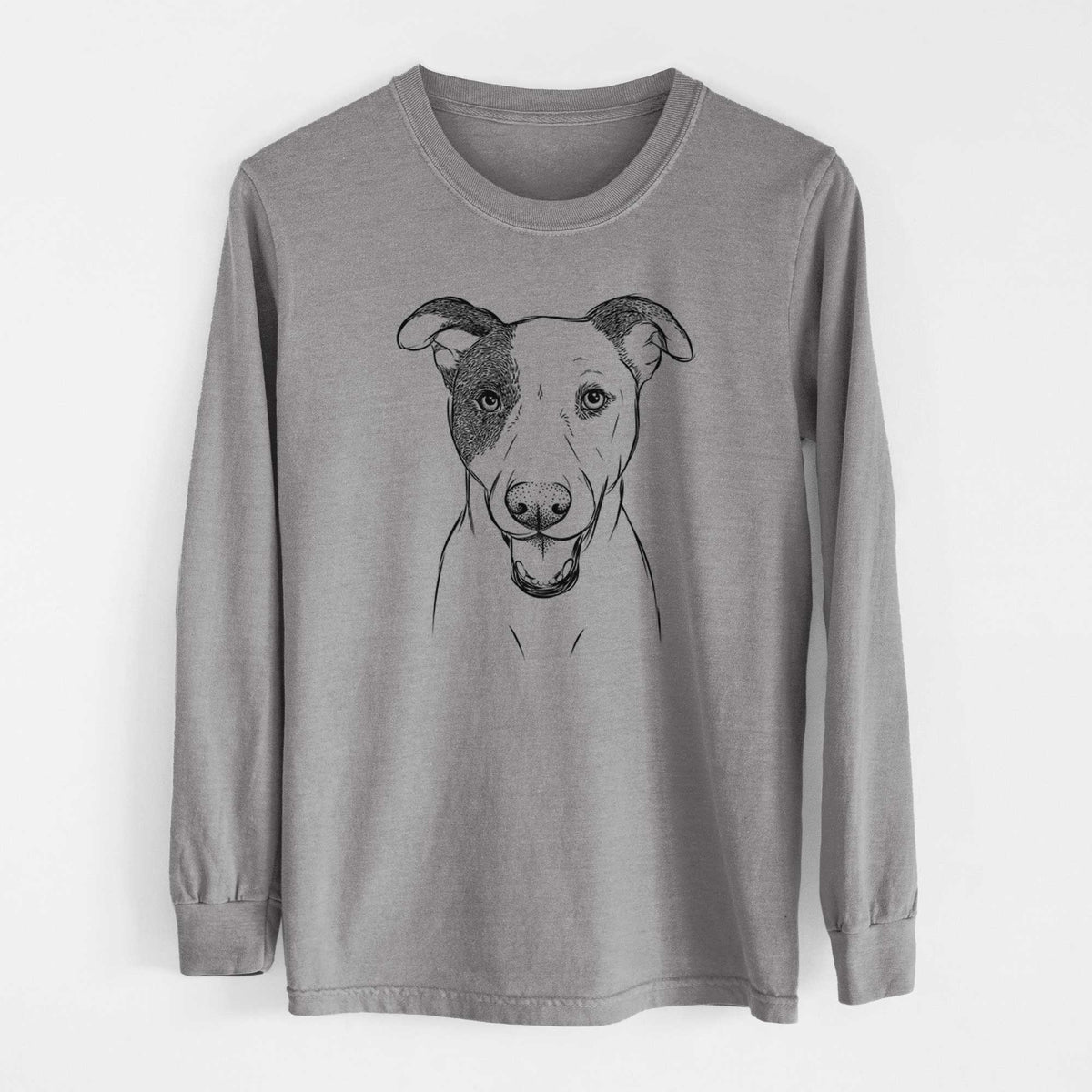 Bare Bucky the Mixed Breed - Heavyweight 100% Cotton Long Sleeve