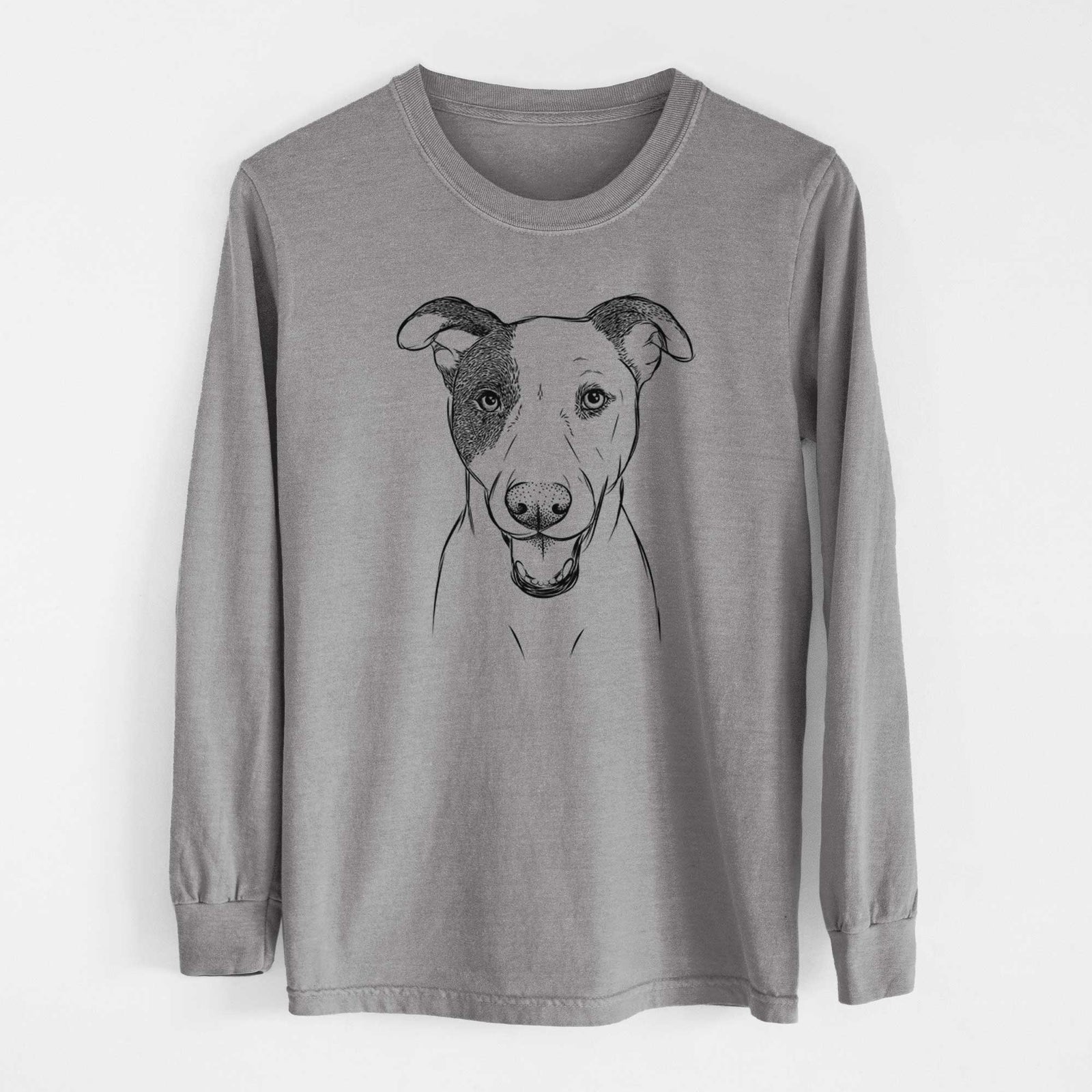 Bare Bucky the Mixed Breed - Heavyweight 100% Cotton Long Sleeve