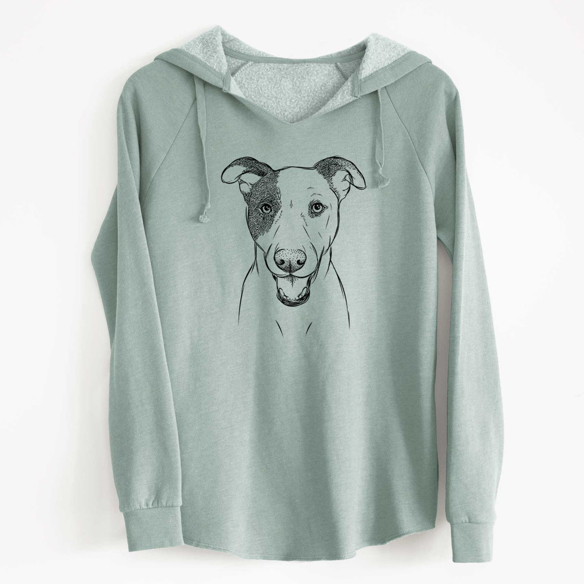 Bare Bucky the Mixed Breed - Cali Wave Hooded Sweatshirt
