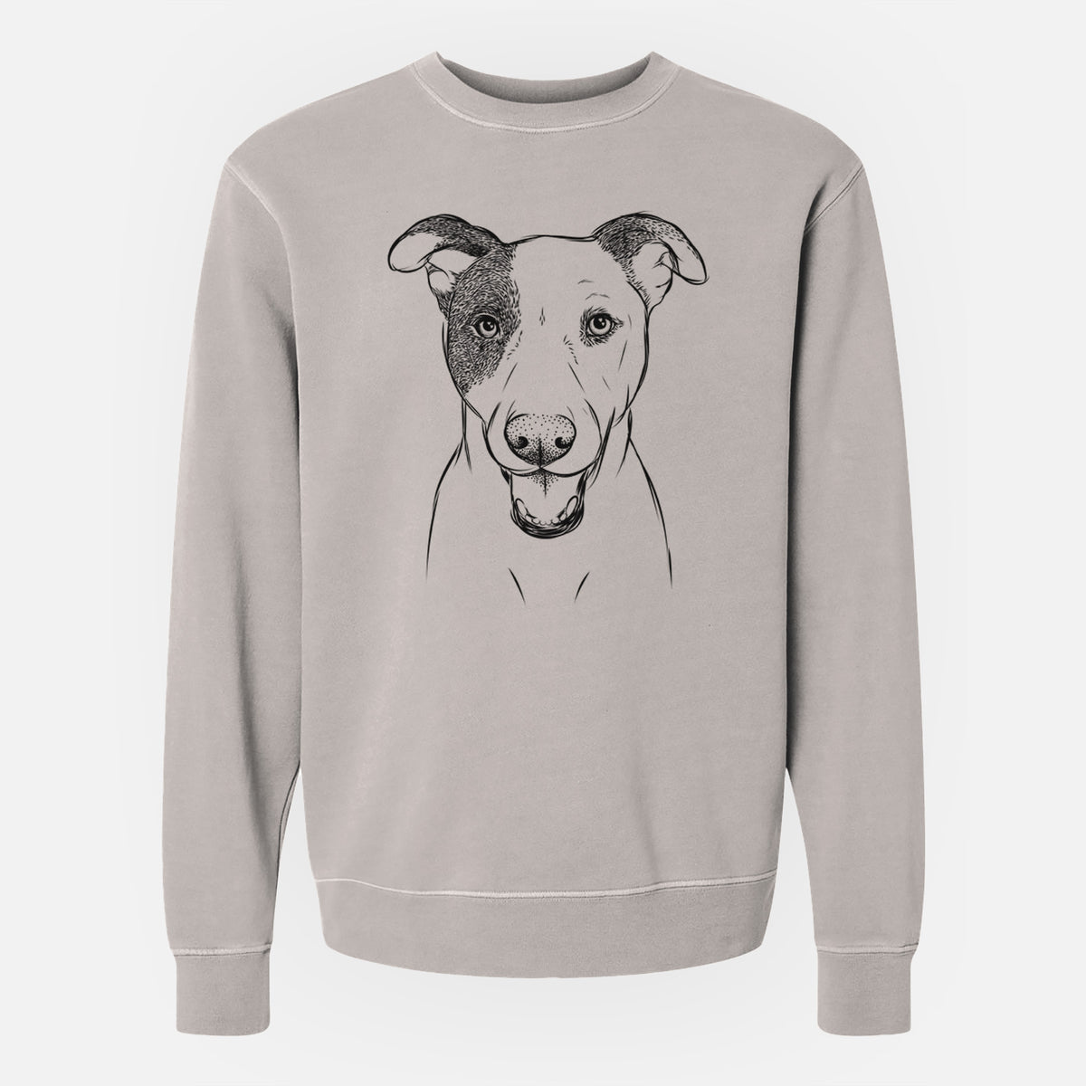 Bare Bucky the Mixed Breed - Unisex Pigment Dyed Crew Sweatshirt