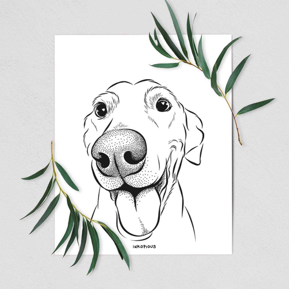 Buddy the Buddy the Sato / American Village Dog Art Print
