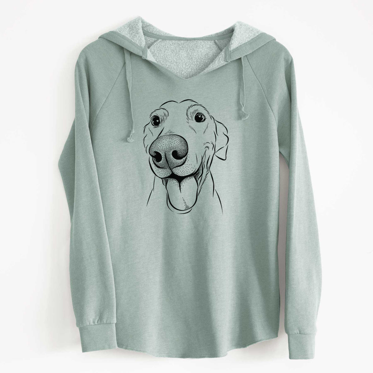 Bare Buddy the Buddy the Sato / American Village Dog - Cali Wave Hooded Sweatshirt
