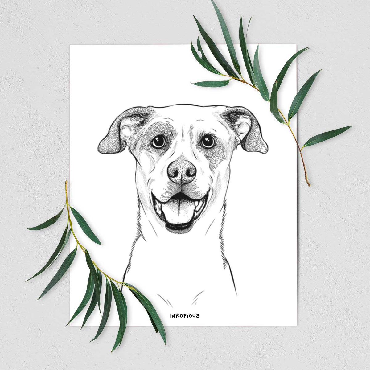 Buffy the Mixed Breed Art Print