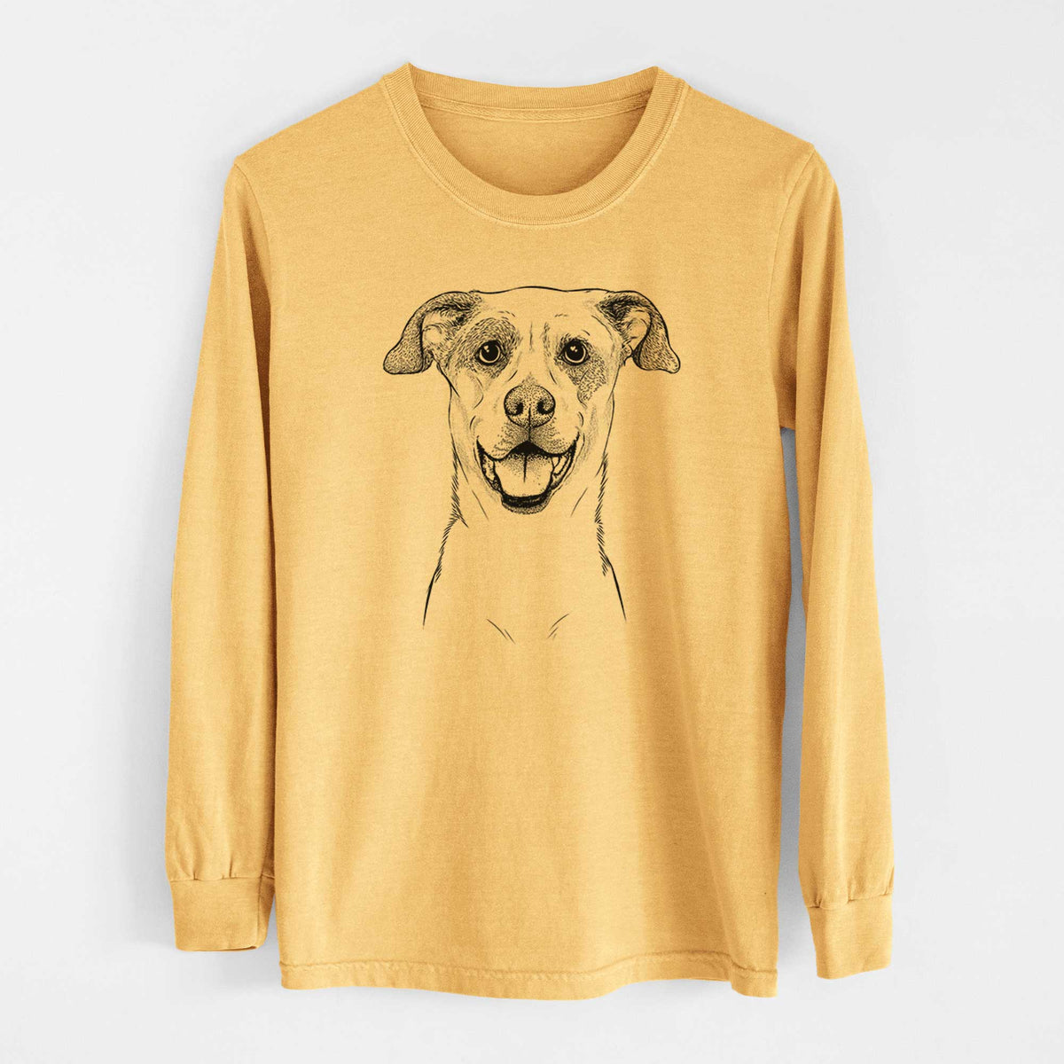 Bare Buffy the Mixed Breed - Heavyweight 100% Cotton Long Sleeve