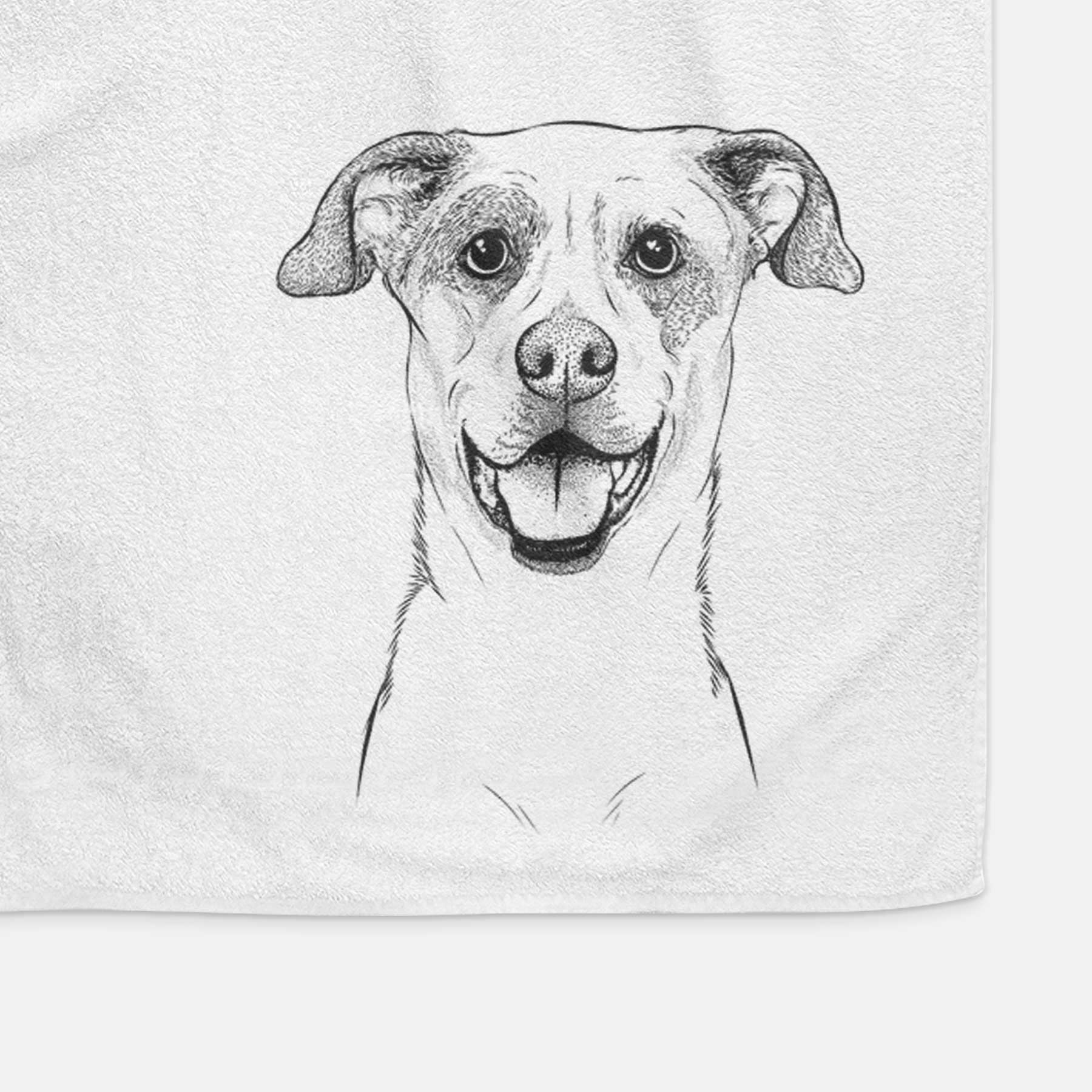 Buffy the Mixed Breed Decorative Hand Towel