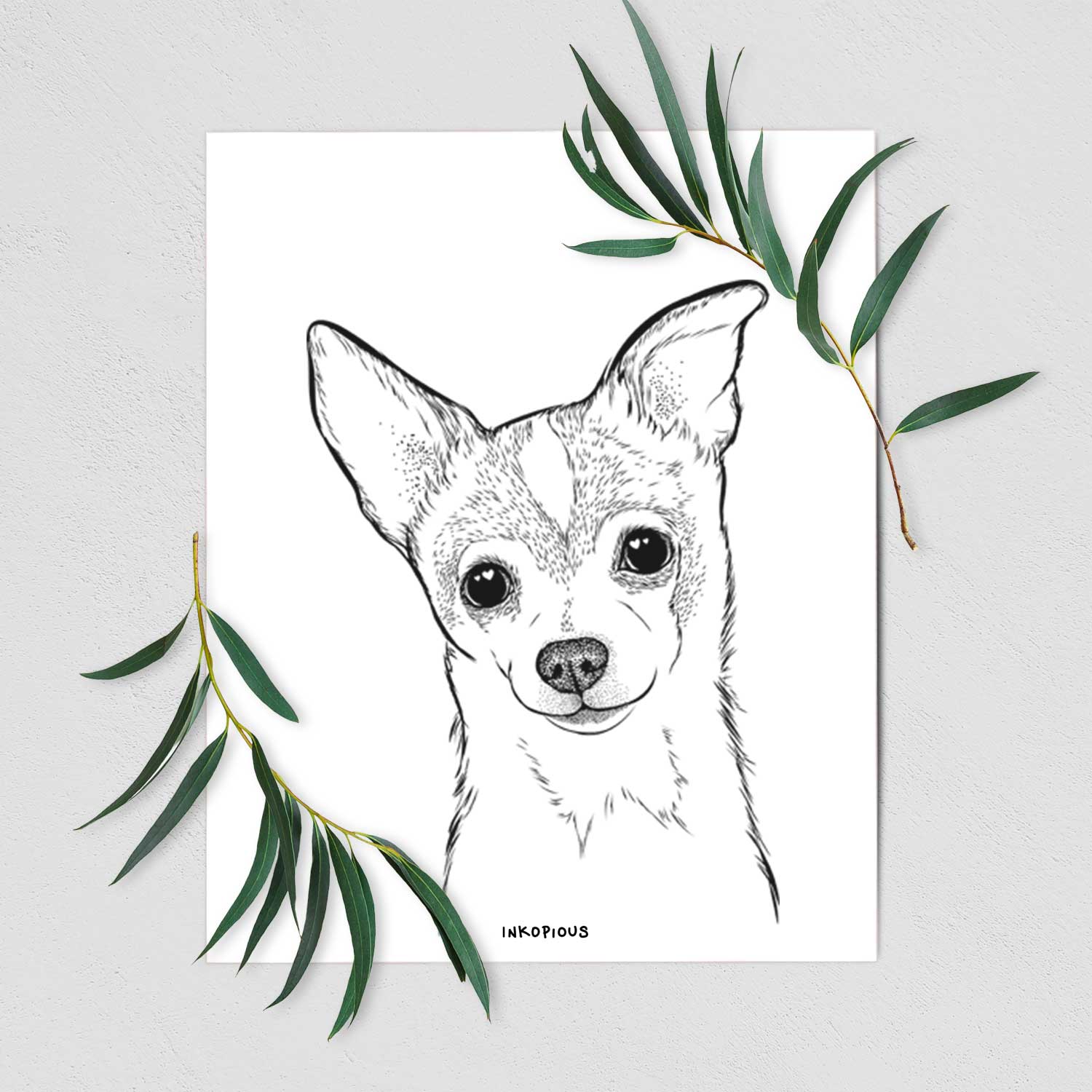 Buggy the Chihuahua Art Print