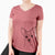 Bare Buggy the Chihuahua - Women's V-neck Shirt