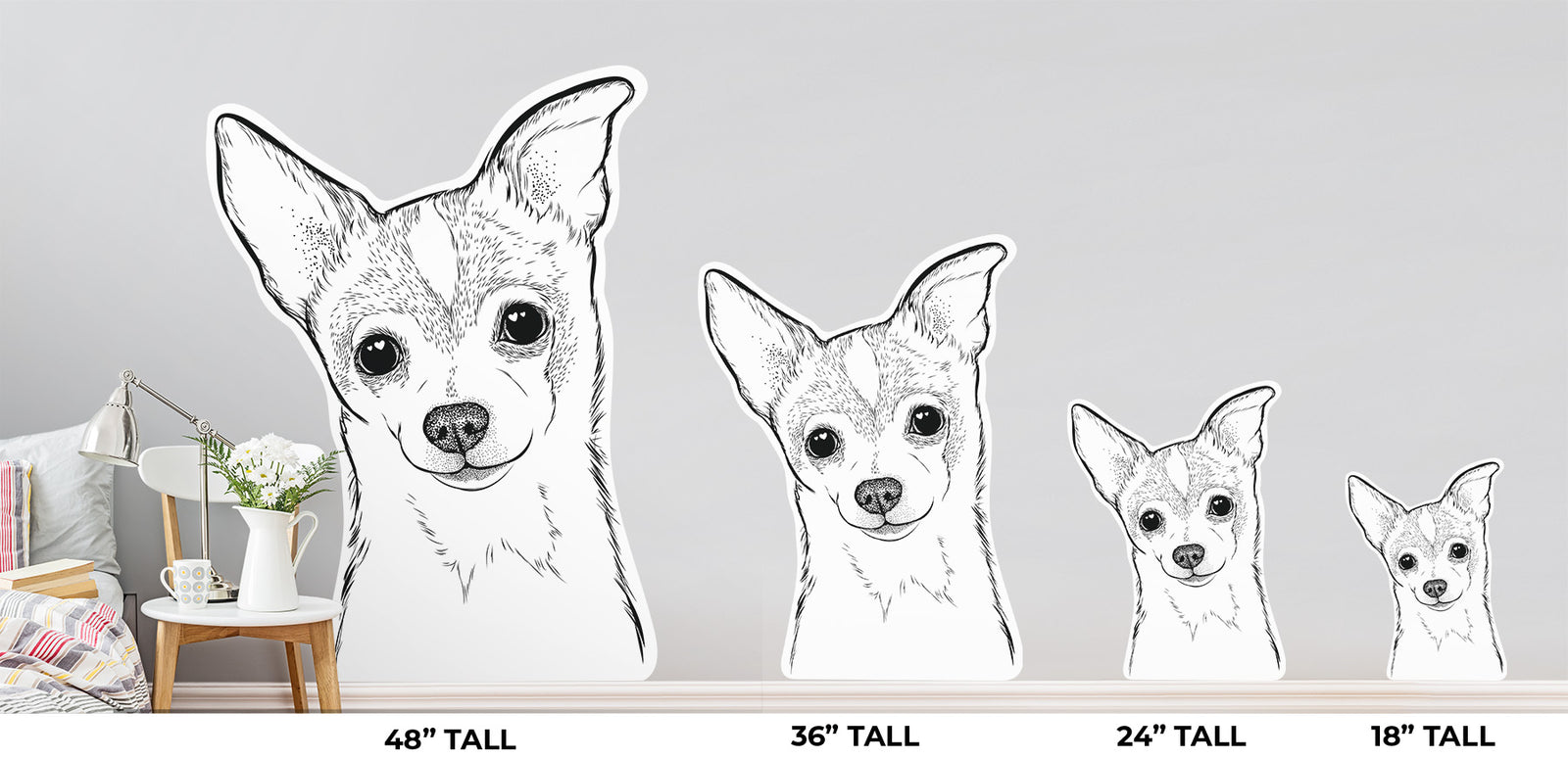 Buggy the Chihuahua - Wall Decal