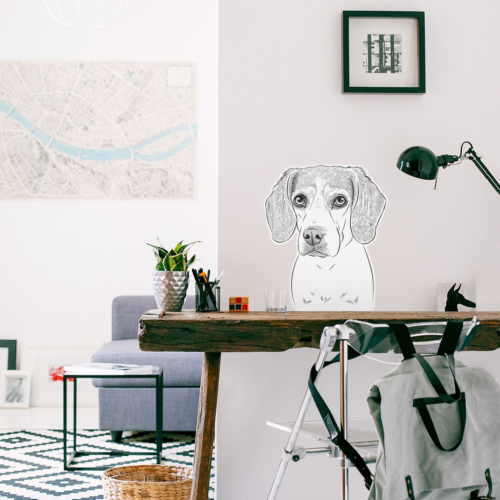 Bumbee the Beagle - Wall Decal