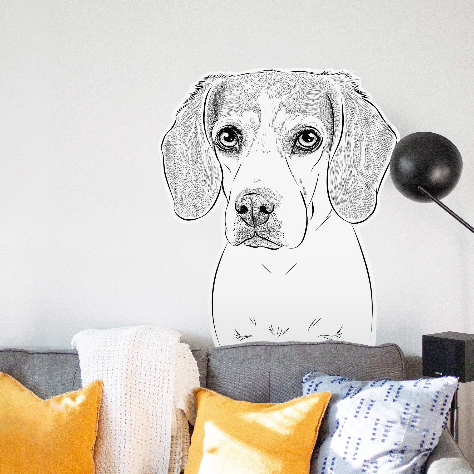 Bumbee the Beagle - Wall Decal