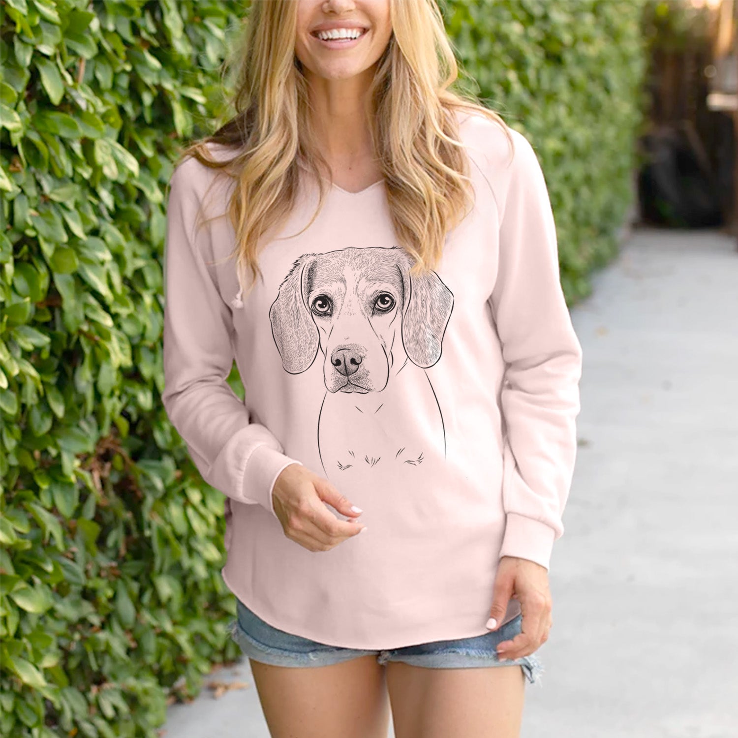 Bare Bumbee the Beagle - Cali Wave Hooded Sweatshirt