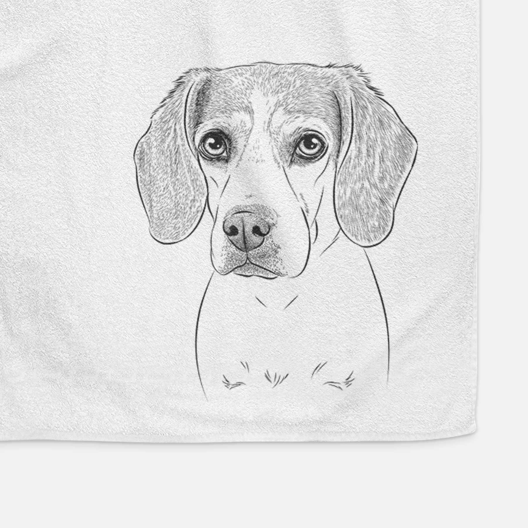 Bumbee the Beagle Decorative Hand Towel