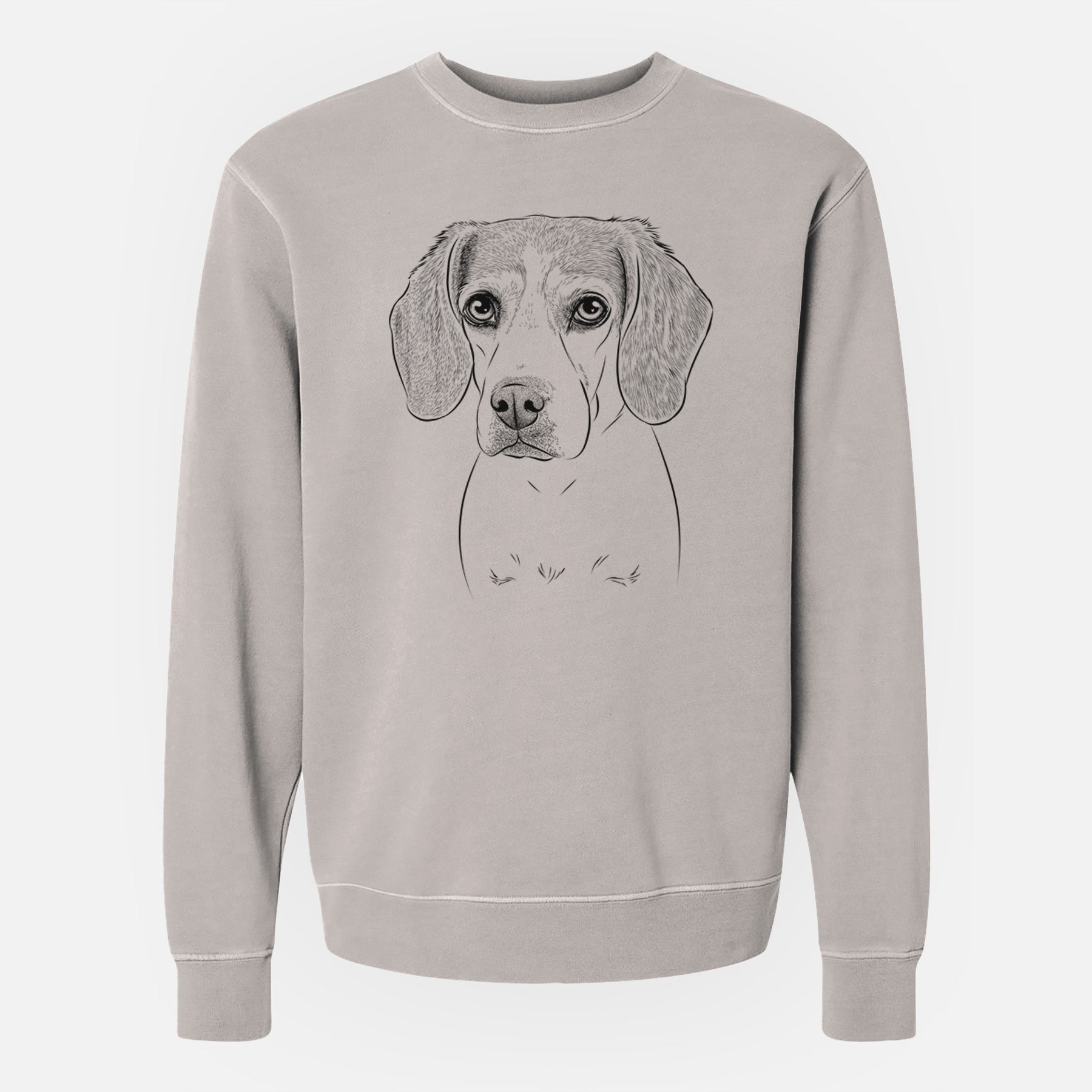 Bare Bumbee the Beagle - Unisex Pigment Dyed Crew Sweatshirt