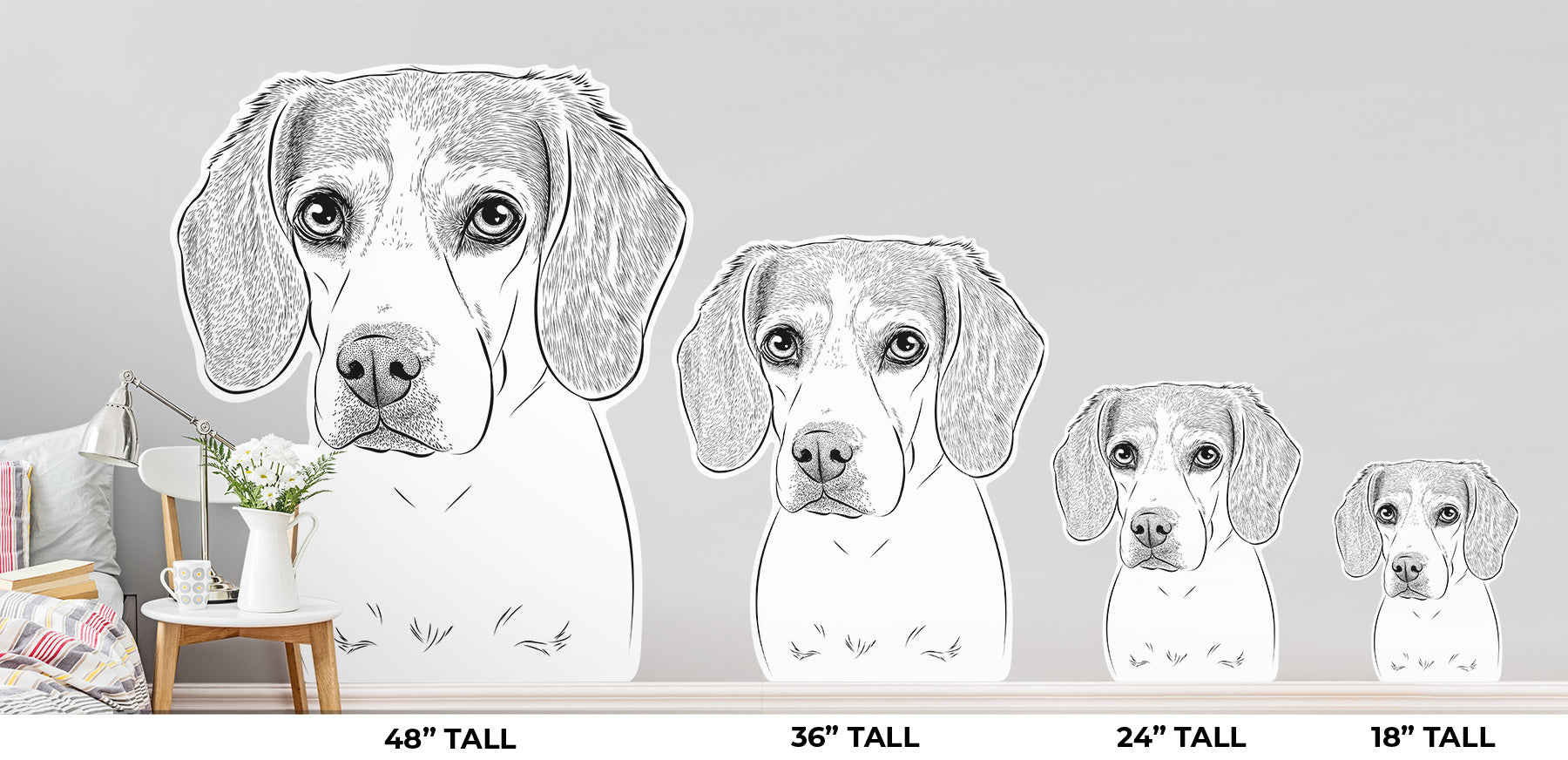 Bumbee the Beagle - Wall Decal