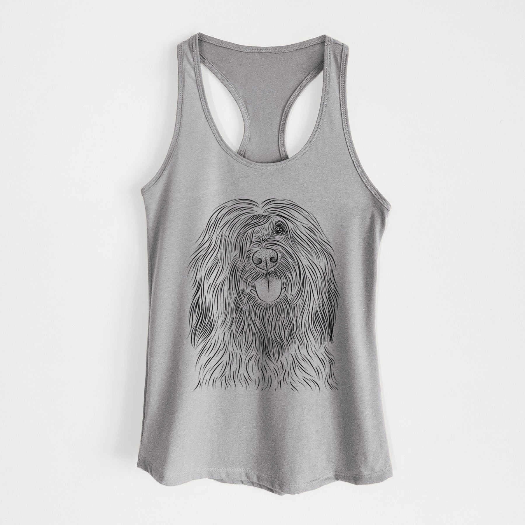 Bundy the Briard - Women's Racerback Tanktop