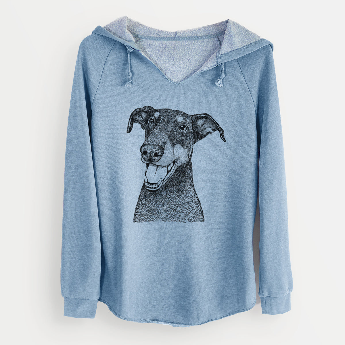 Bare Bunnie the Doberman Pinscher - Cali Wave Hooded Sweatshirt