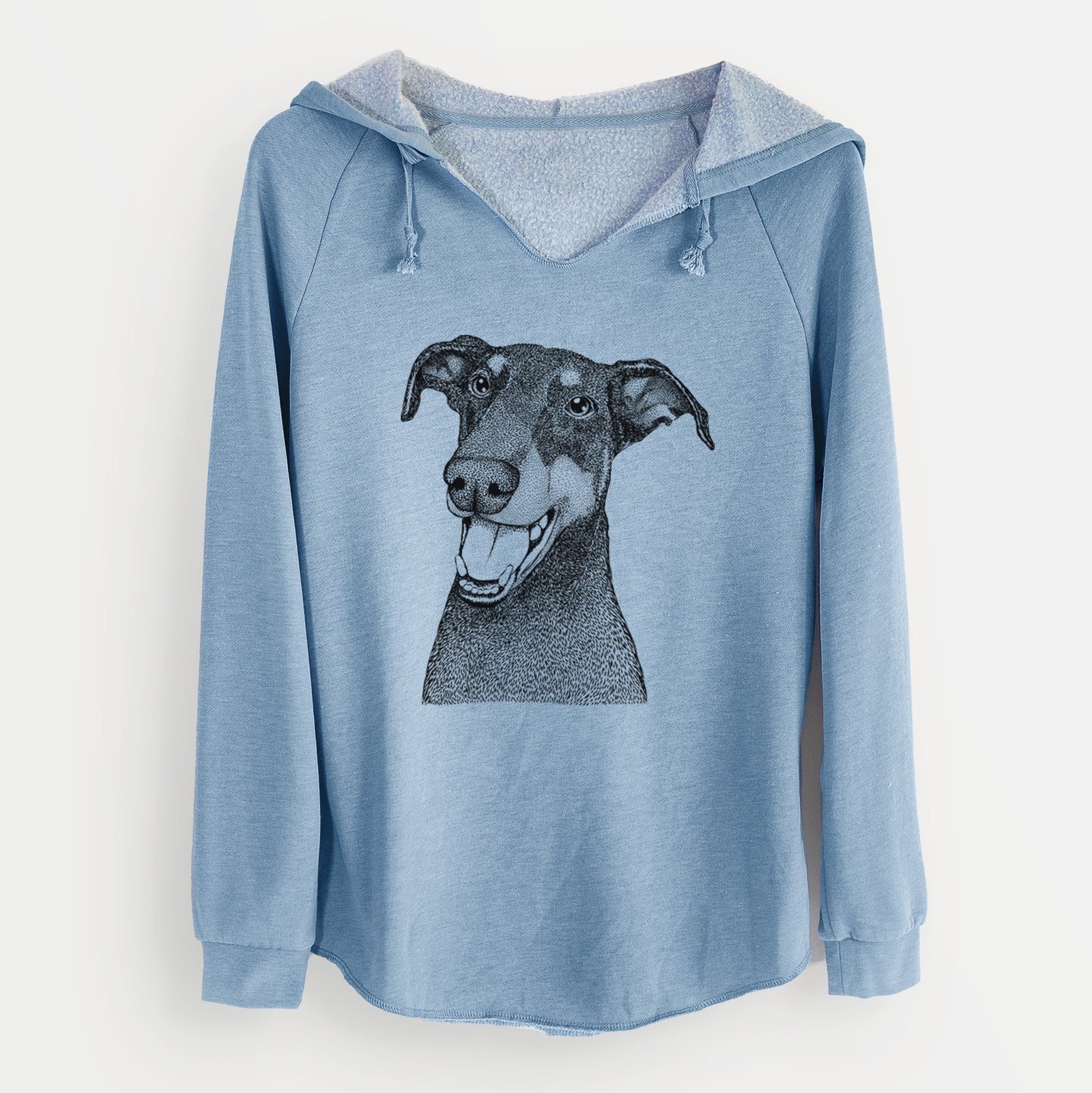 Bare Bunnie the Doberman Pinscher - Cali Wave Hooded Sweatshirt