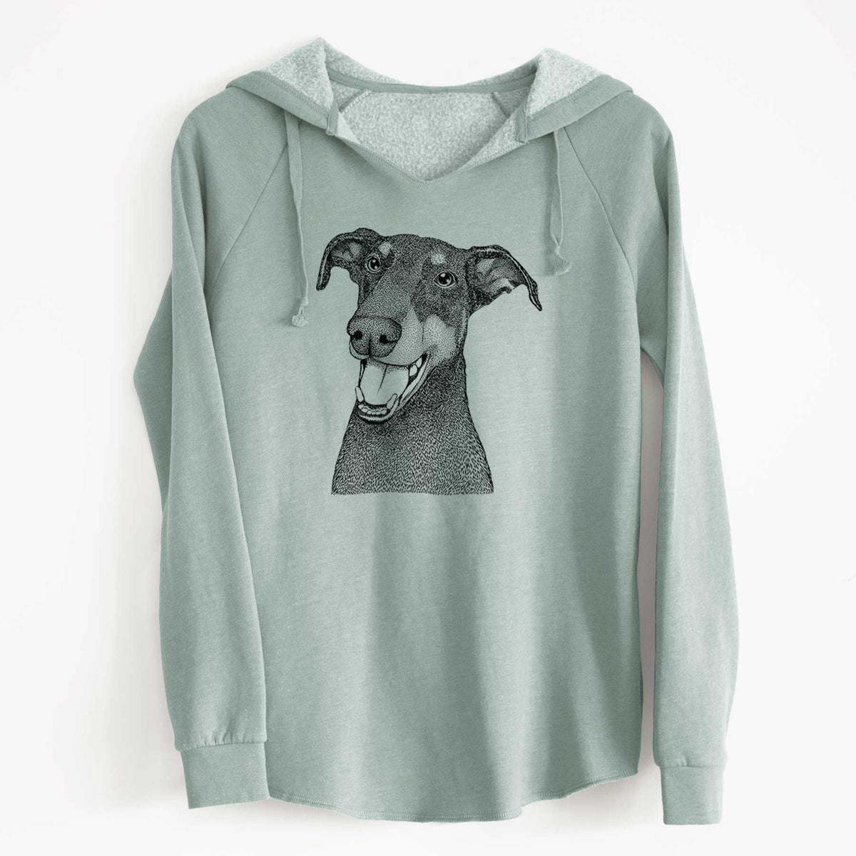 Bare Bunnie the Doberman Pinscher - Cali Wave Hooded Sweatshirt