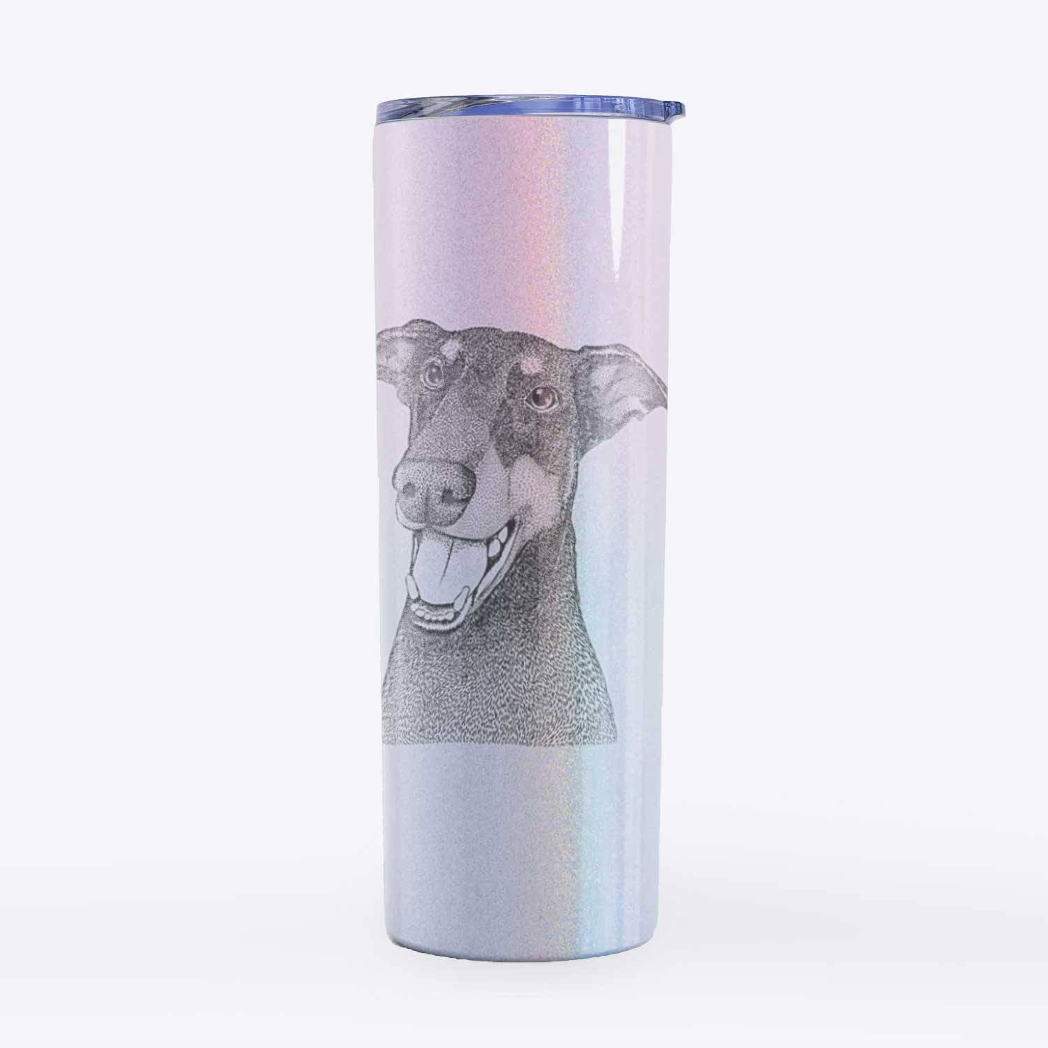 Bunnie the Doberman Pinscher - 20oz Skinny Tumbler