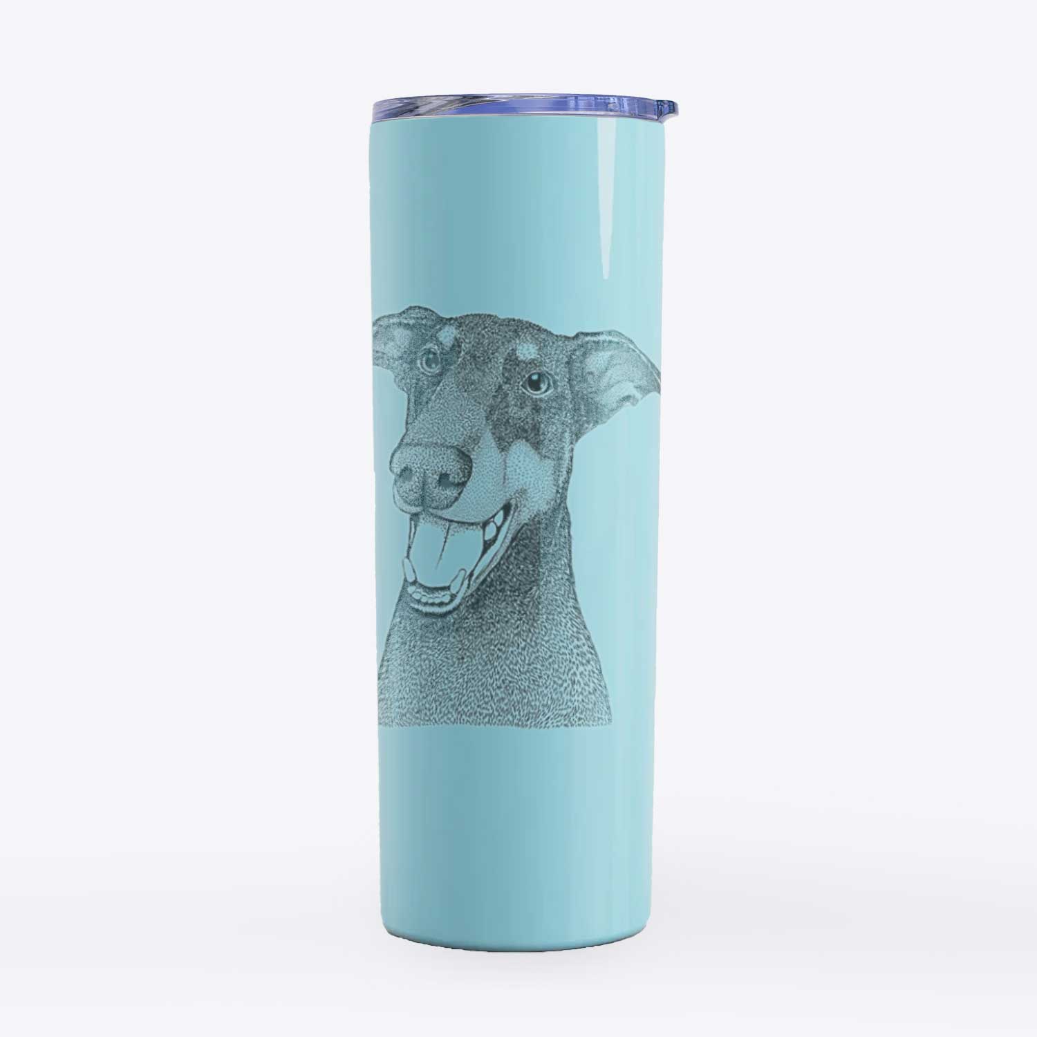 Bunnie the Doberman Pinscher - 20oz Skinny Tumbler