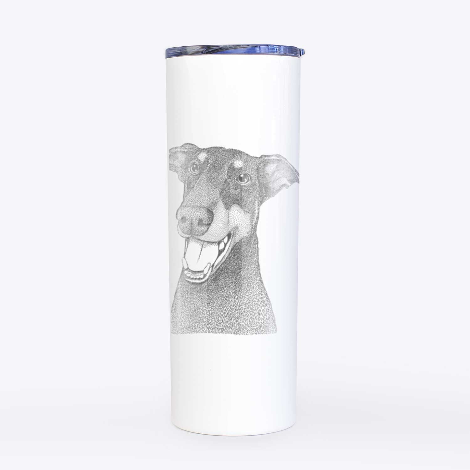 Bunnie the Doberman Pinscher - 20oz Skinny Tumbler