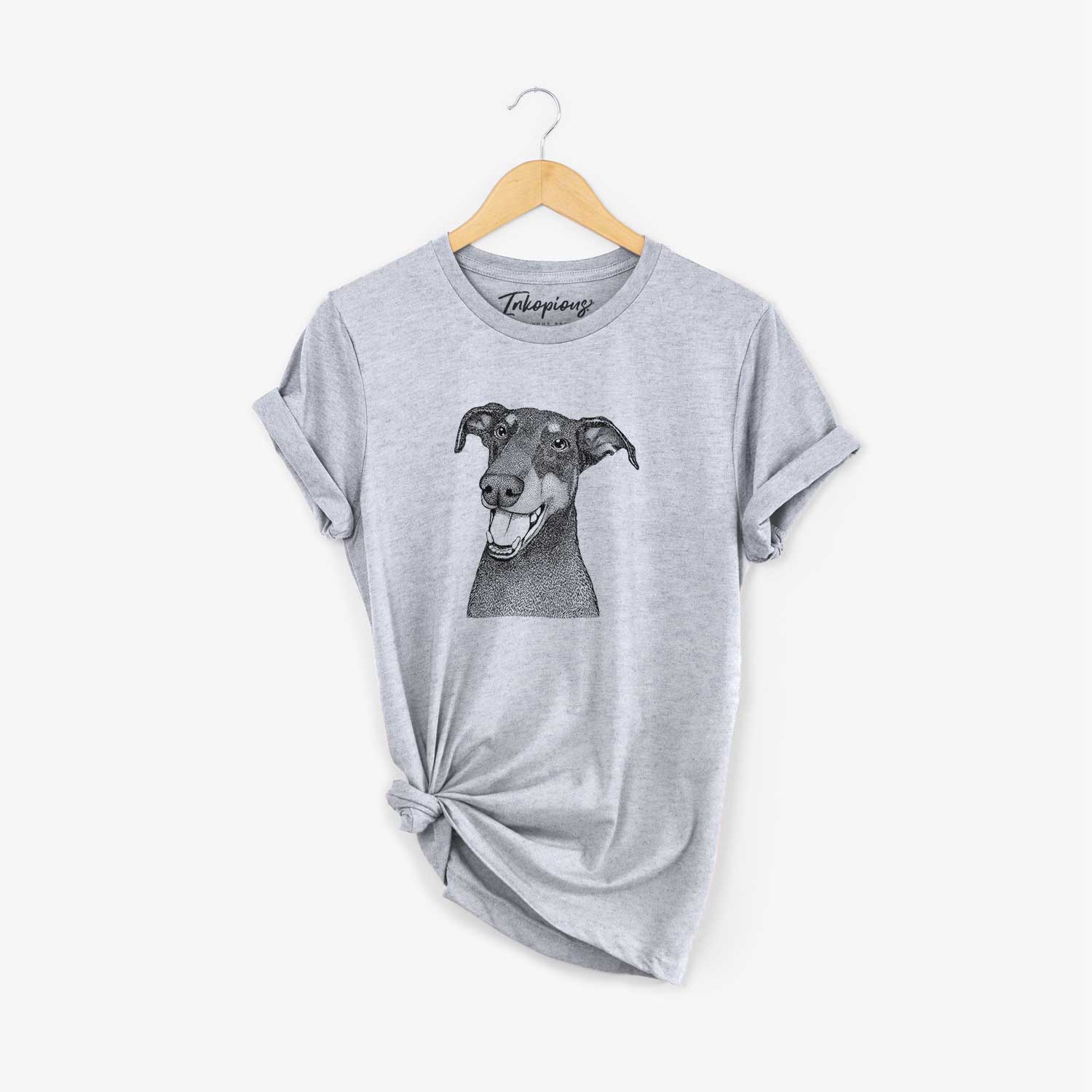 Bare Bunnie the Doberman Pinscher - Unisex Crewneck