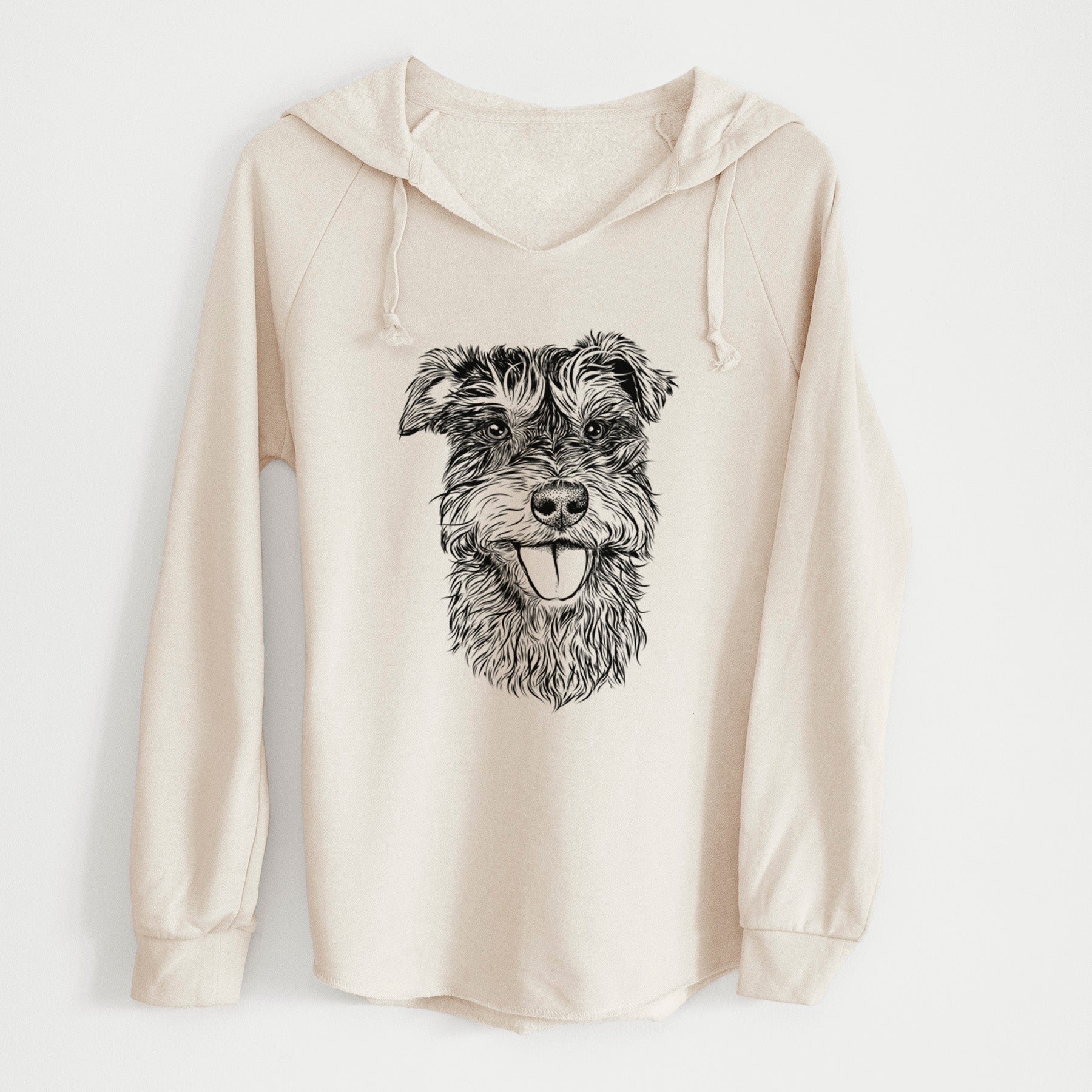 Bare Buster the Schnoodle - Cali Wave Hooded Sweatshirt