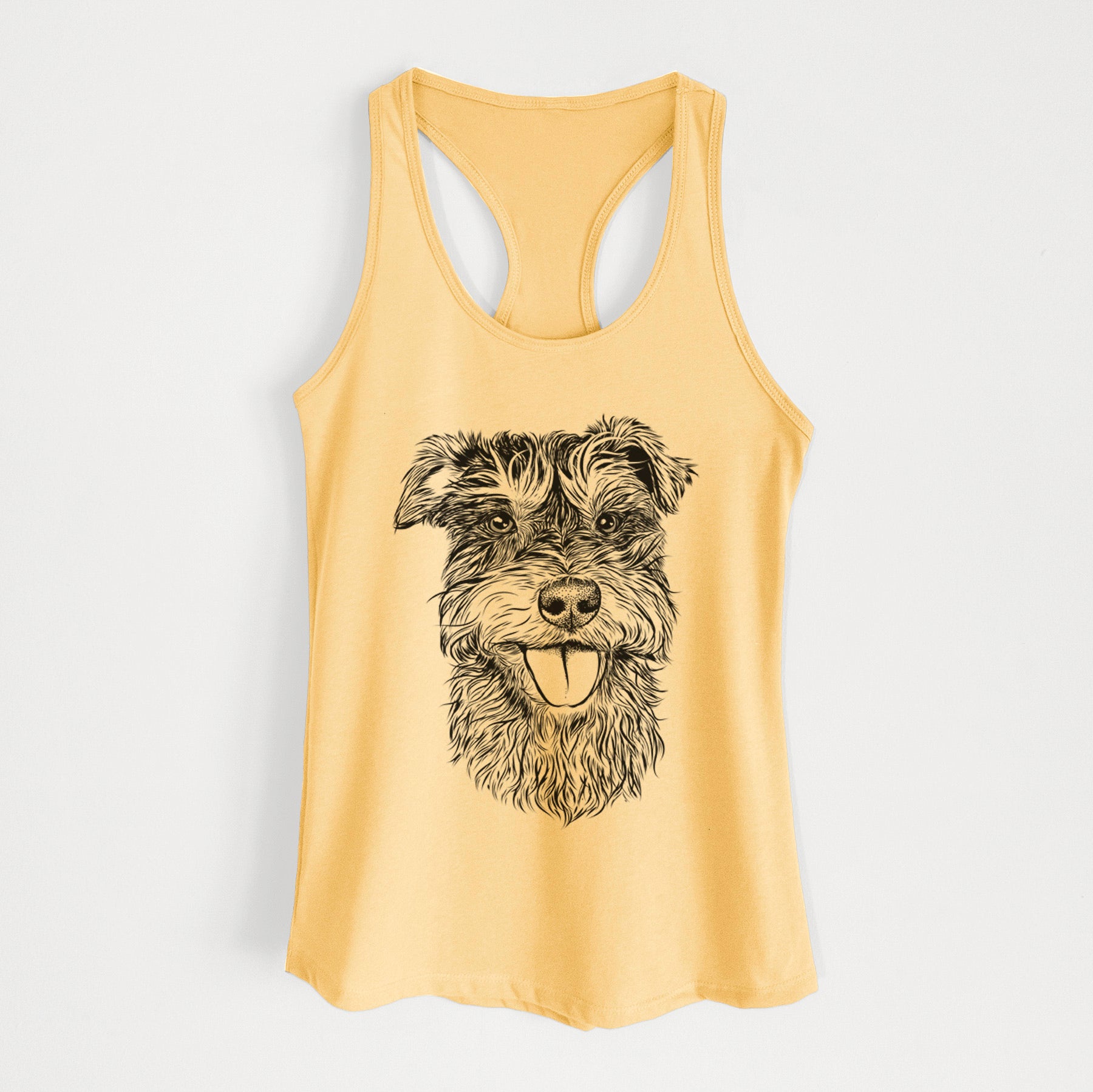 Buster the Schnoodle - Women's Racerback Tanktop