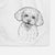 Caesar the Bichon Frise Decorative Hand Towel