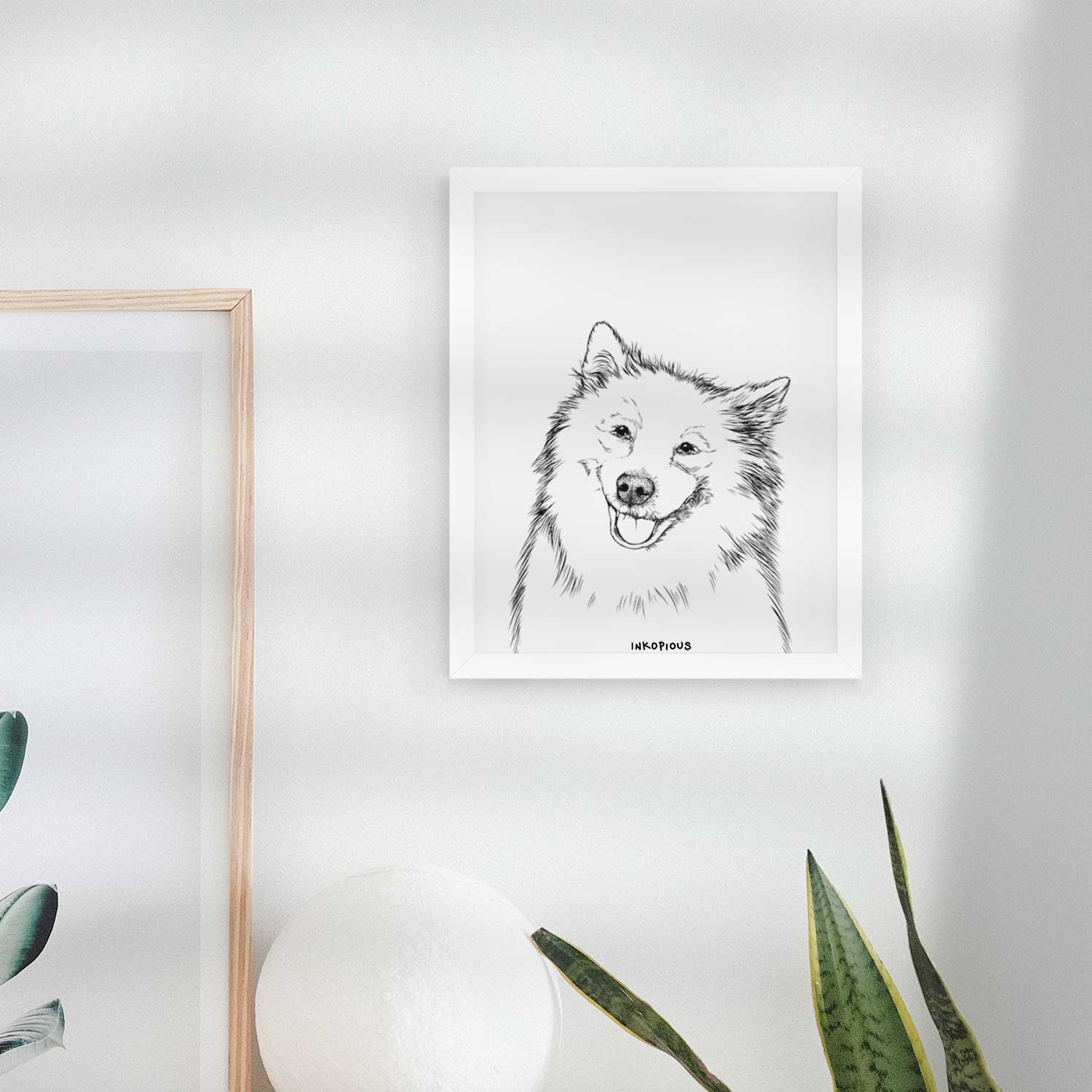 Caico the Samoyed Art Print