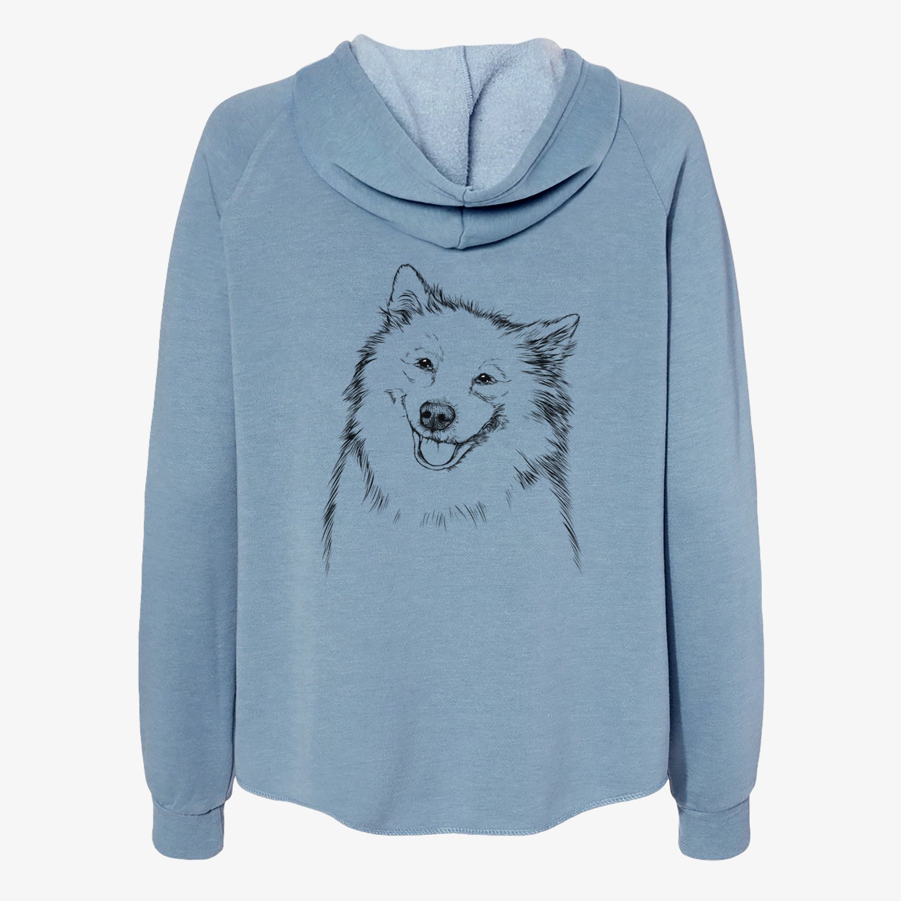 Caico the Samoyed - Women's Cali Wave Zip-Up Sweatshirt