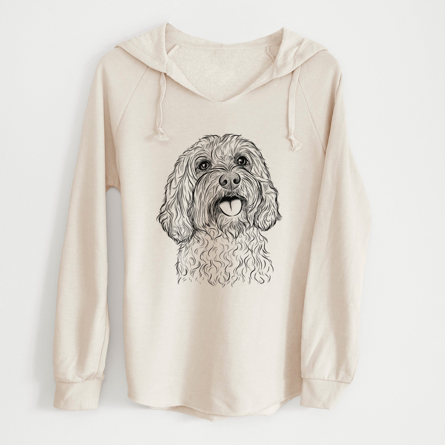 Bare Cali the Cavapoo - Cali Wave Hooded Sweatshirt