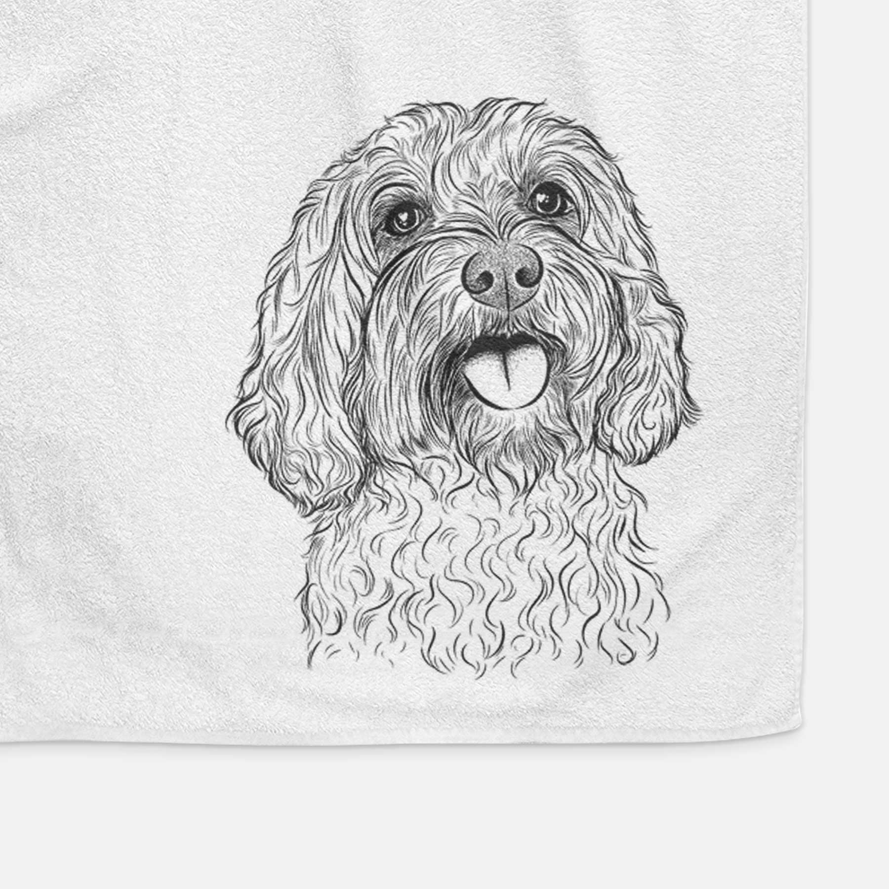 Cali the Cavapoo Decorative Hand Towel