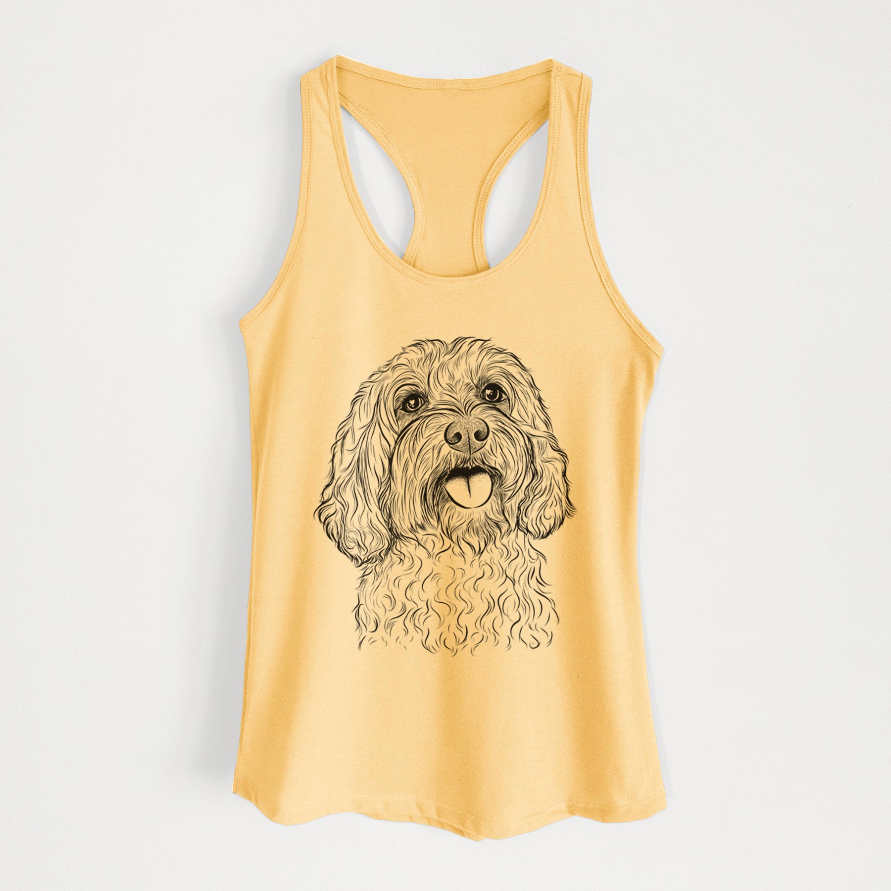 Cali the Cavapoo - Women's Racerback Tanktop