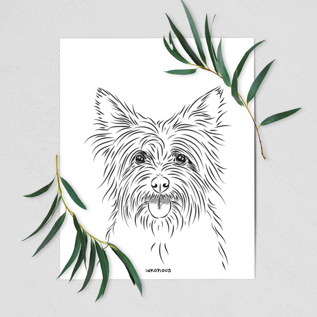 Calum the Cairn Terrier Art Print