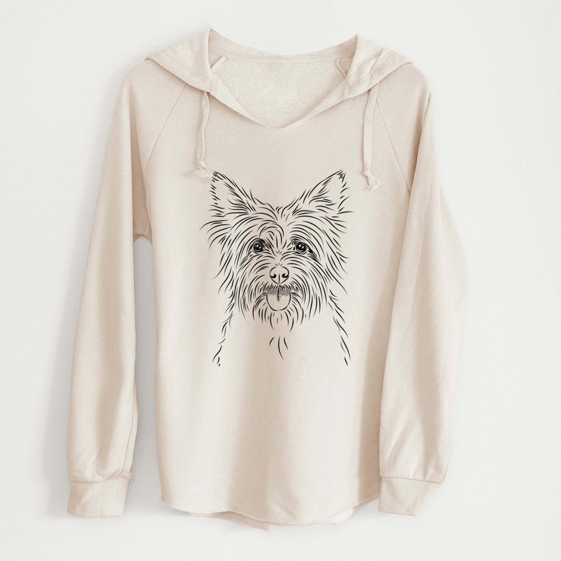 Bare Calum the Cairn Terrier - Cali Wave Hooded Sweatshirt