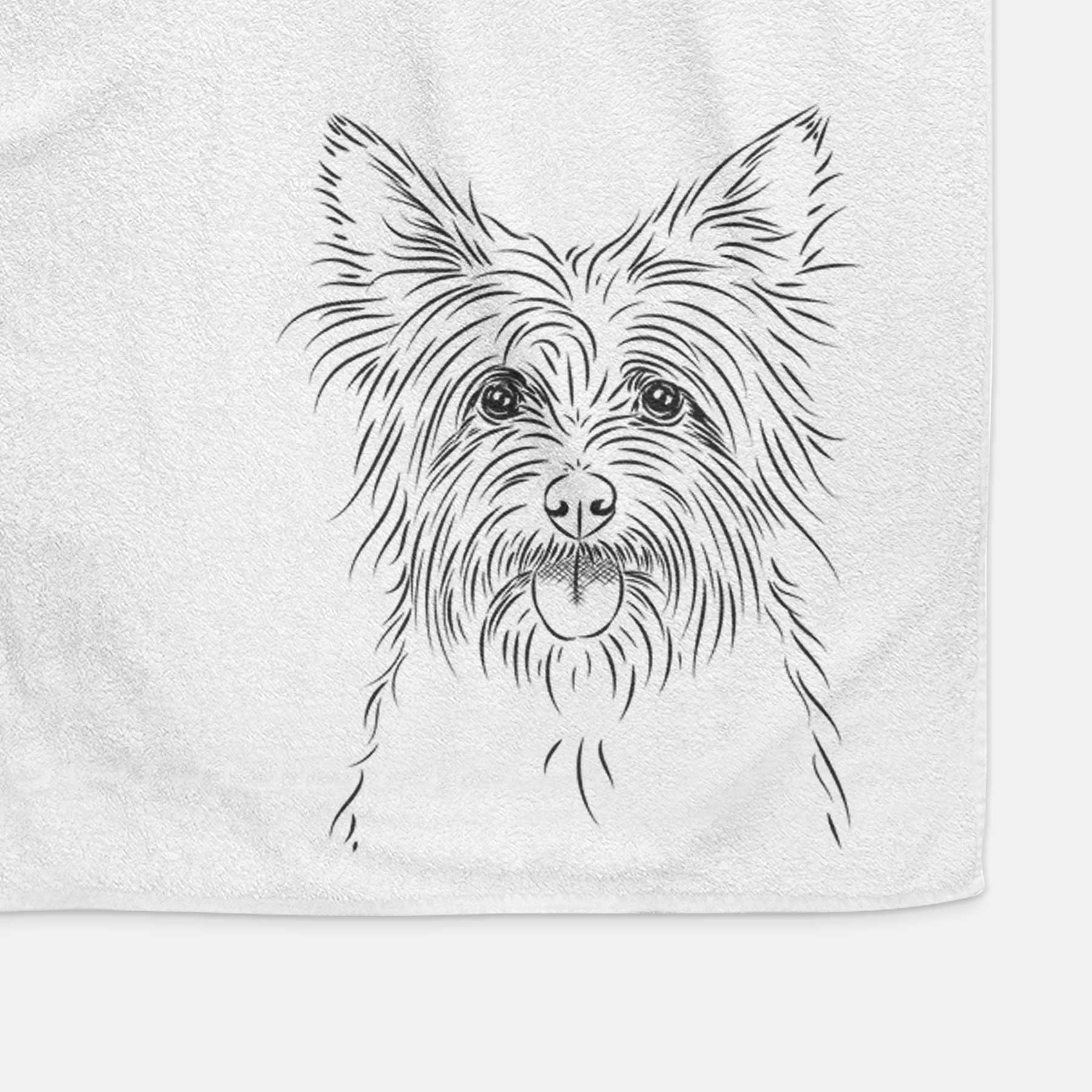 Calum the Cairn Terrier Decorative Hand Towel